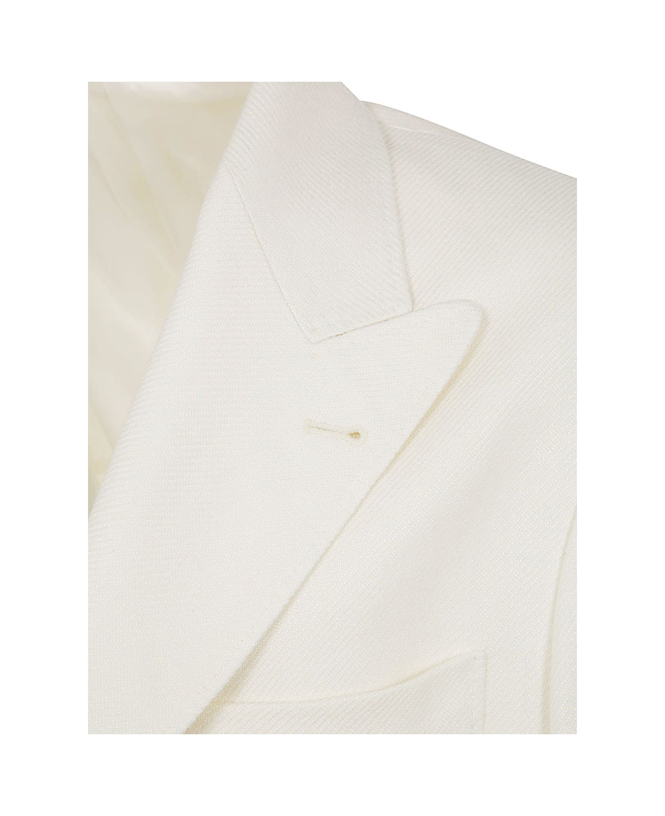 Brunello Cucinelli Suit Type Jacket - Off White