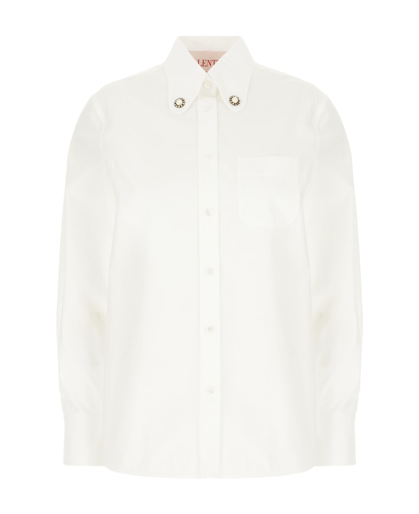 Valentino White Poplin Shirt - White
