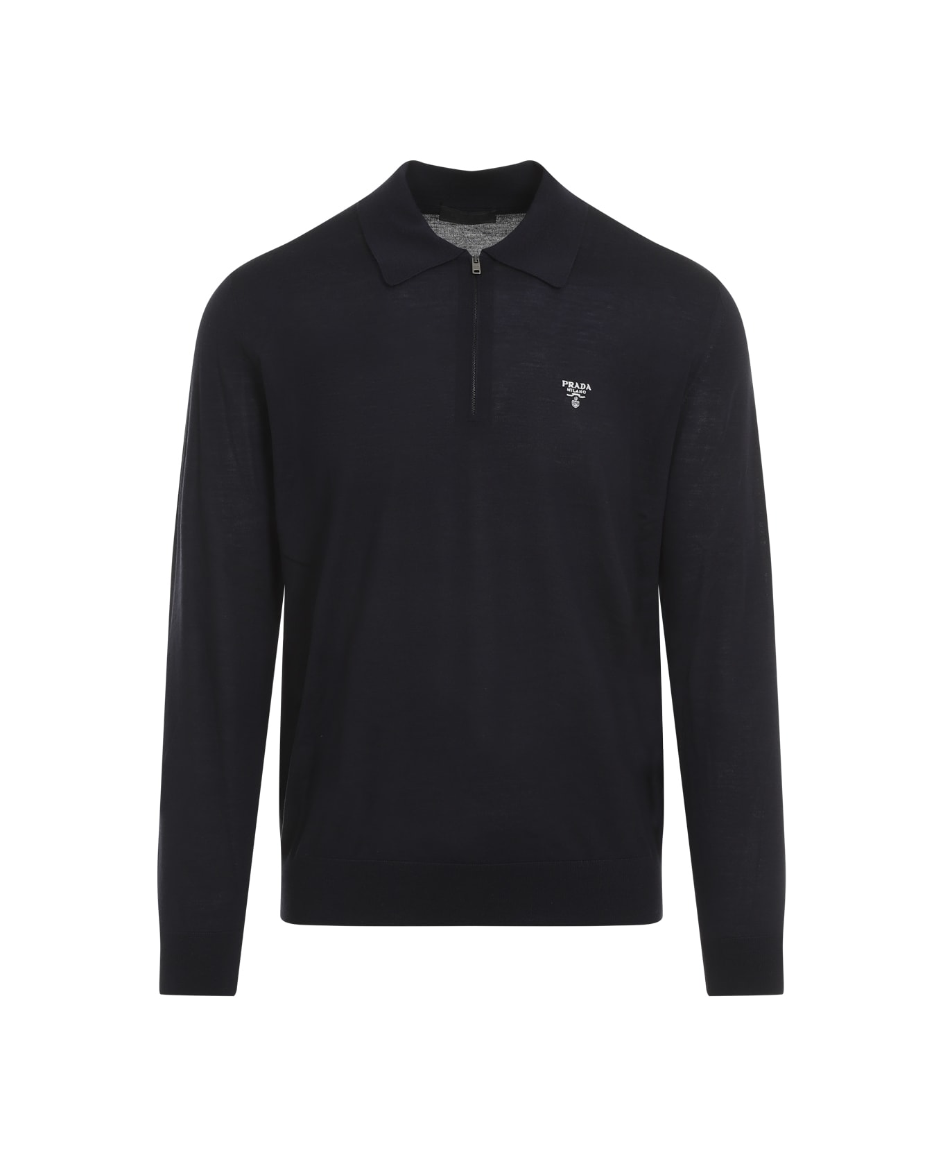 Prada Wool Polo - Blue