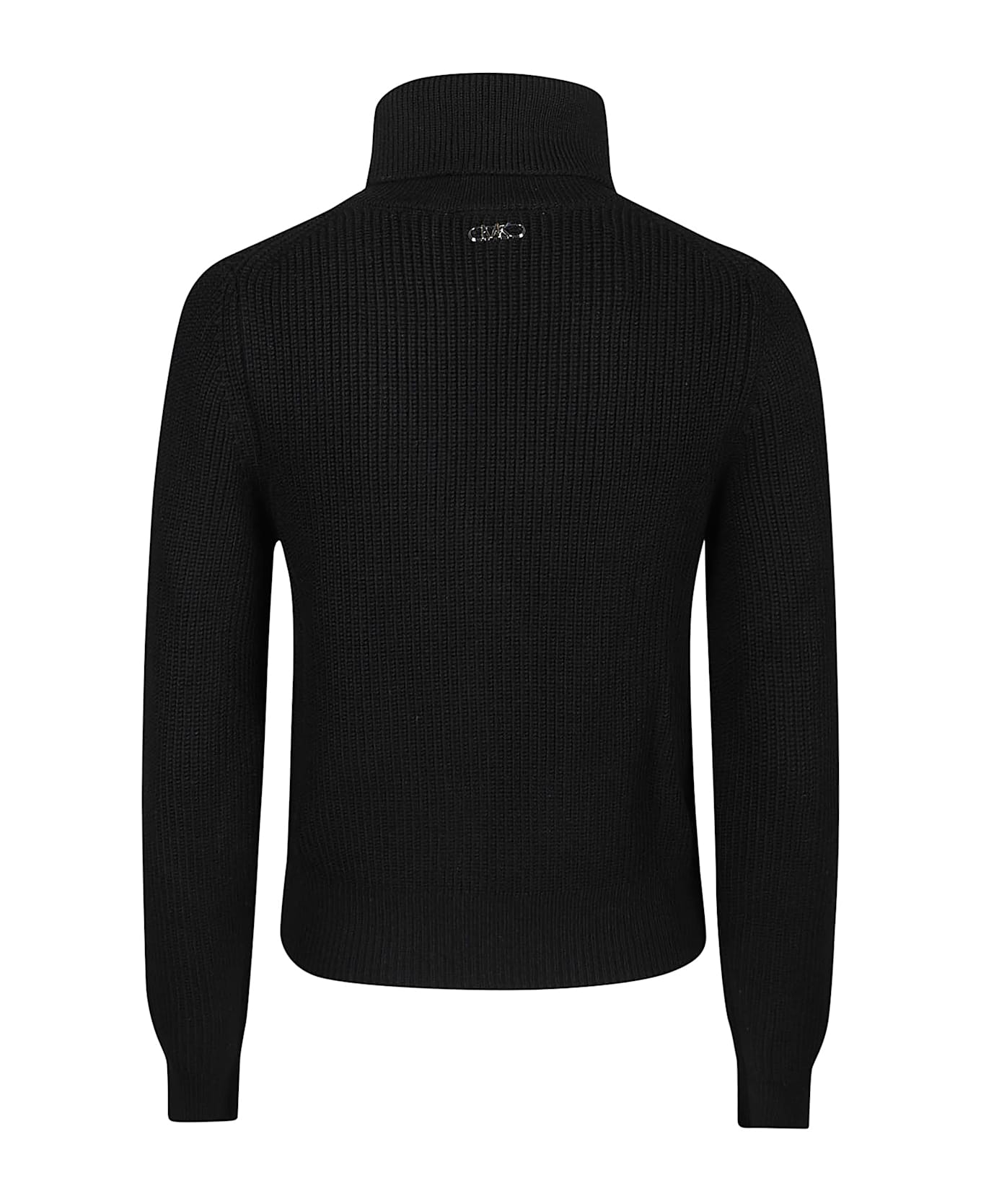 Michael Kors Merino Long Sleeves Turtle Neck Sweater - Black