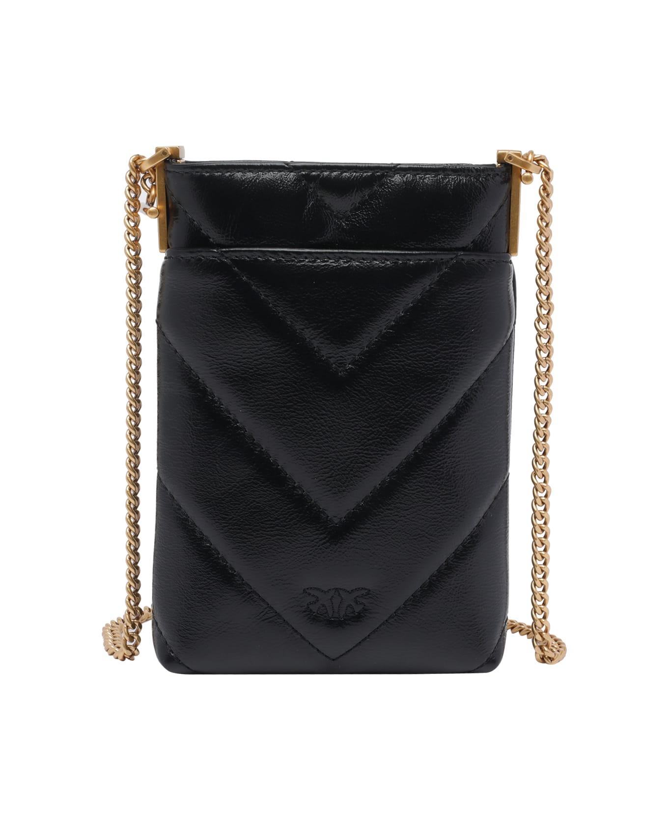 Pinko Monogram Phone Cover - Black