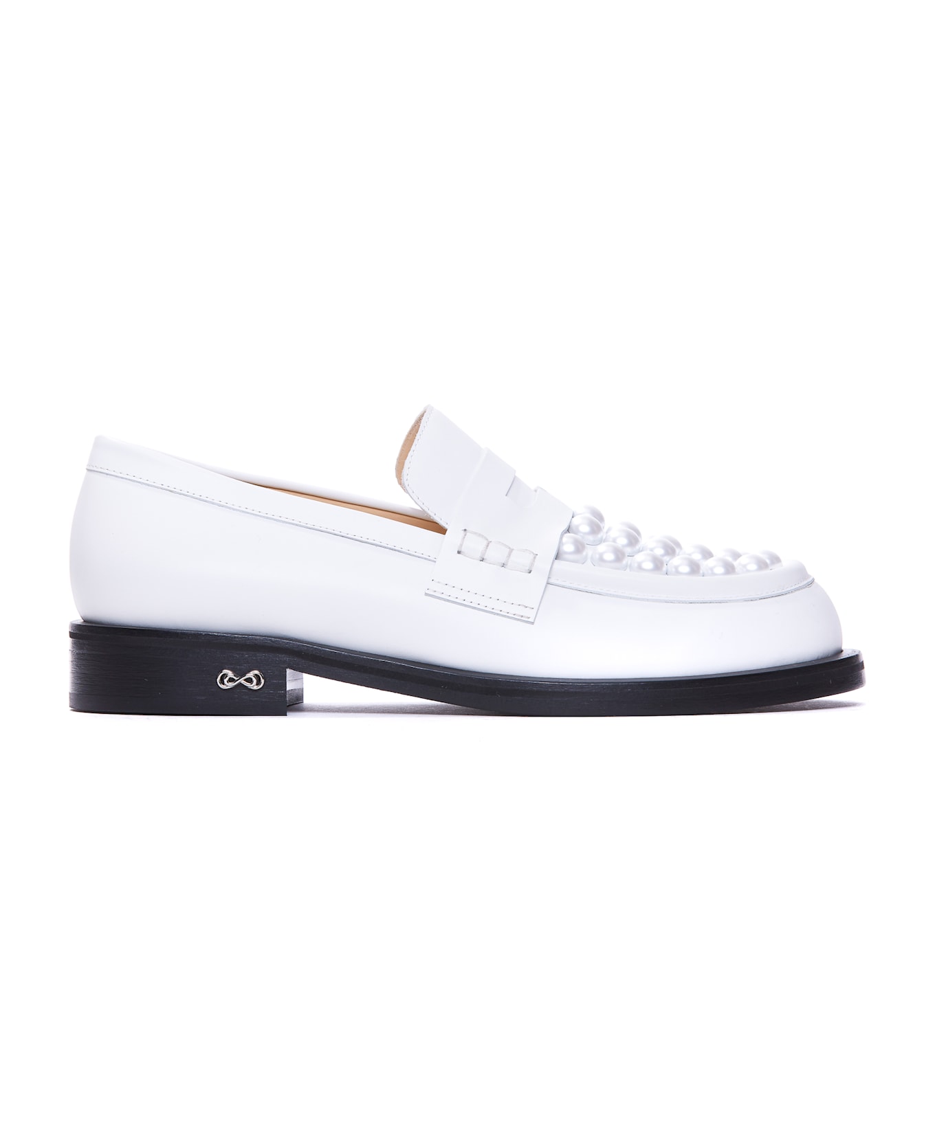 Mach & Mach Sirene Loafers - White