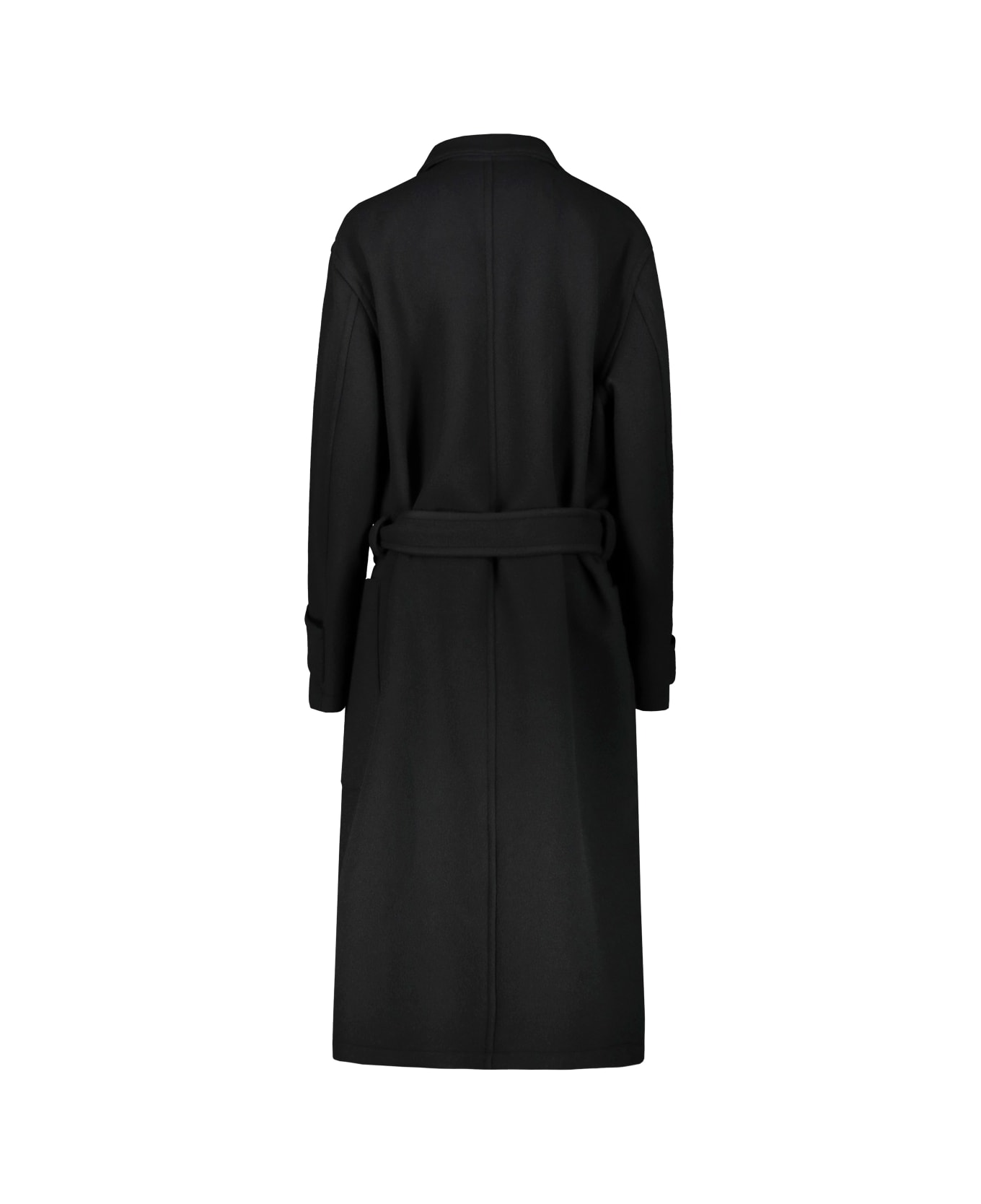 Lemaire Wrap Coat - Black