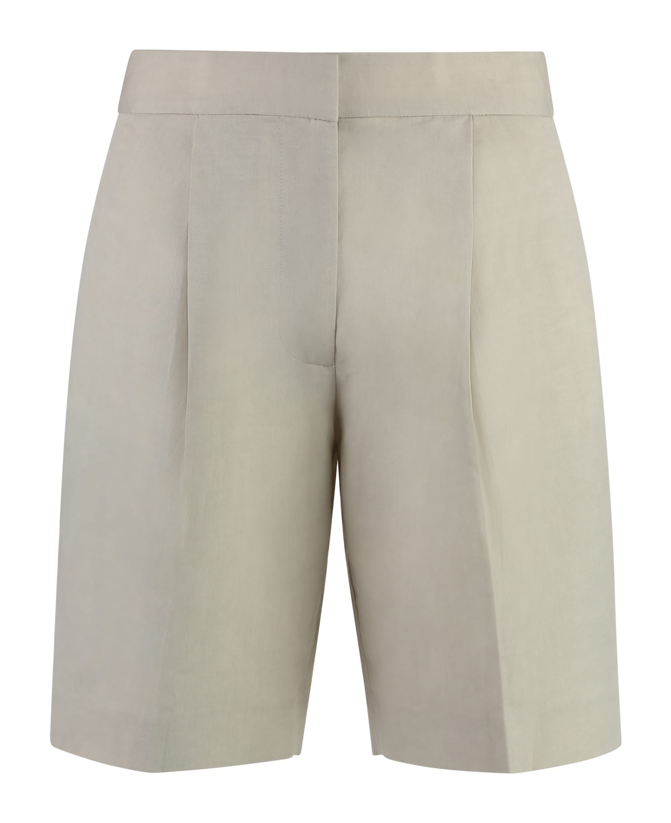 Calvin Klein Linen Blend Shorts - ECRU ショートパンツ