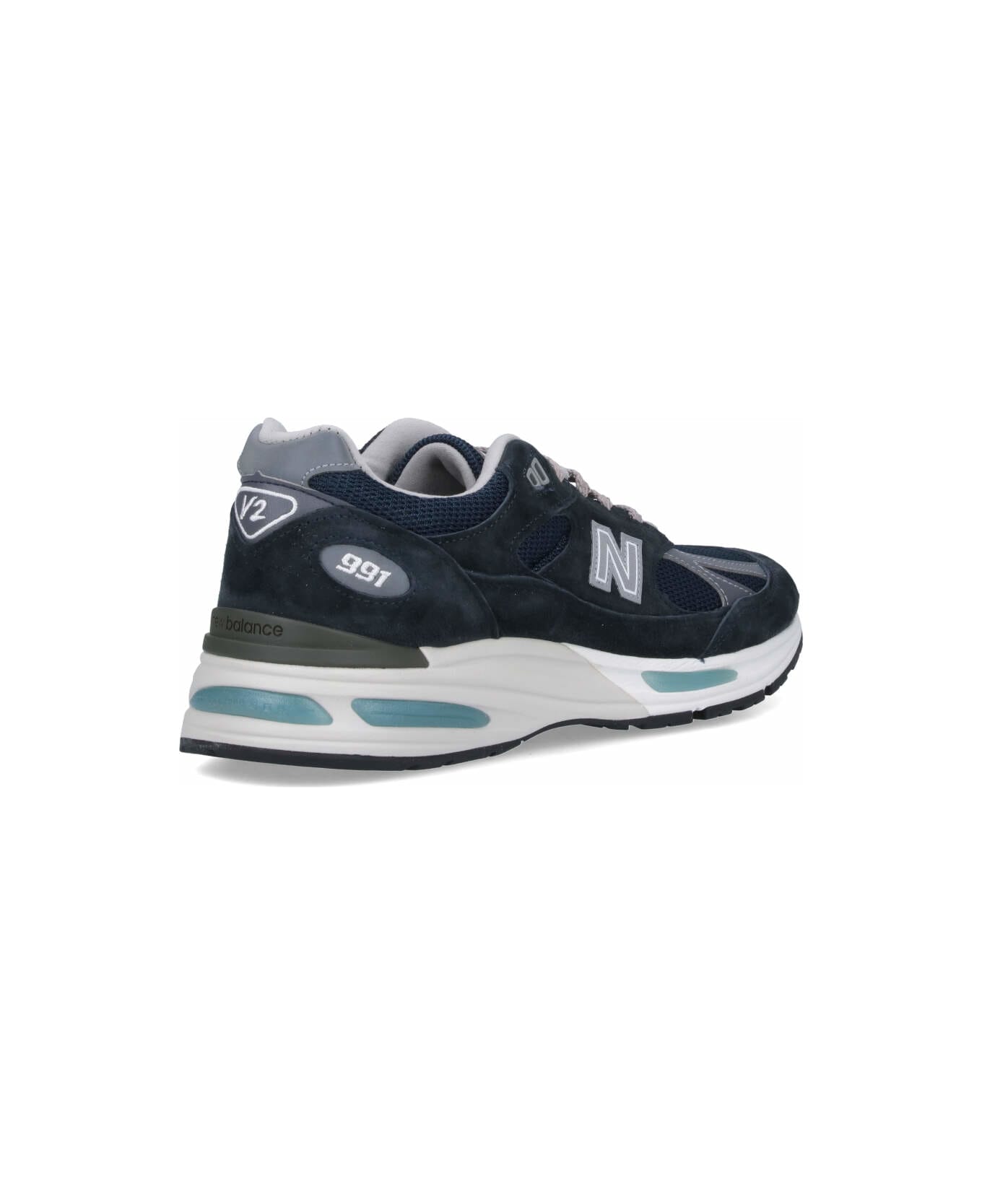 New Balance "made In Uk 991v2" Sneakers - Blue