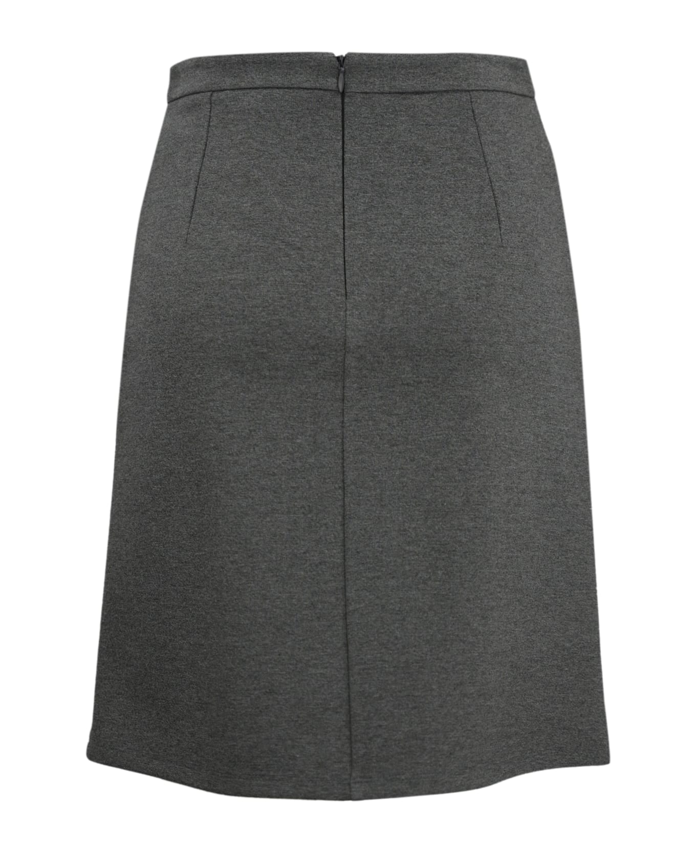 Weekend Max Mara Monza Skirt In Viscose Jersey - GRIGIO MELANGE