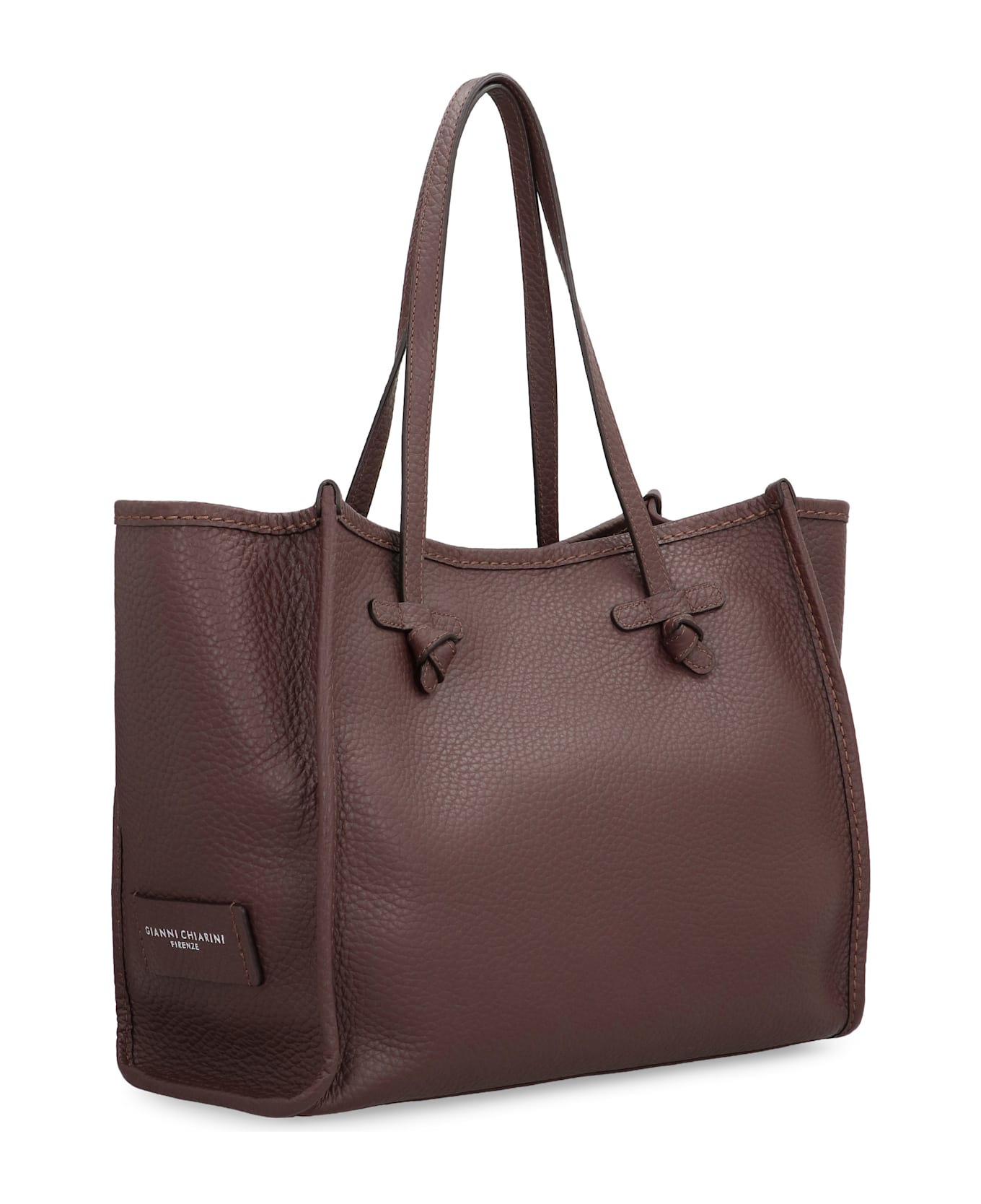 Gianni Chiarini Marcella Smooth Leather Tote Bag - brown