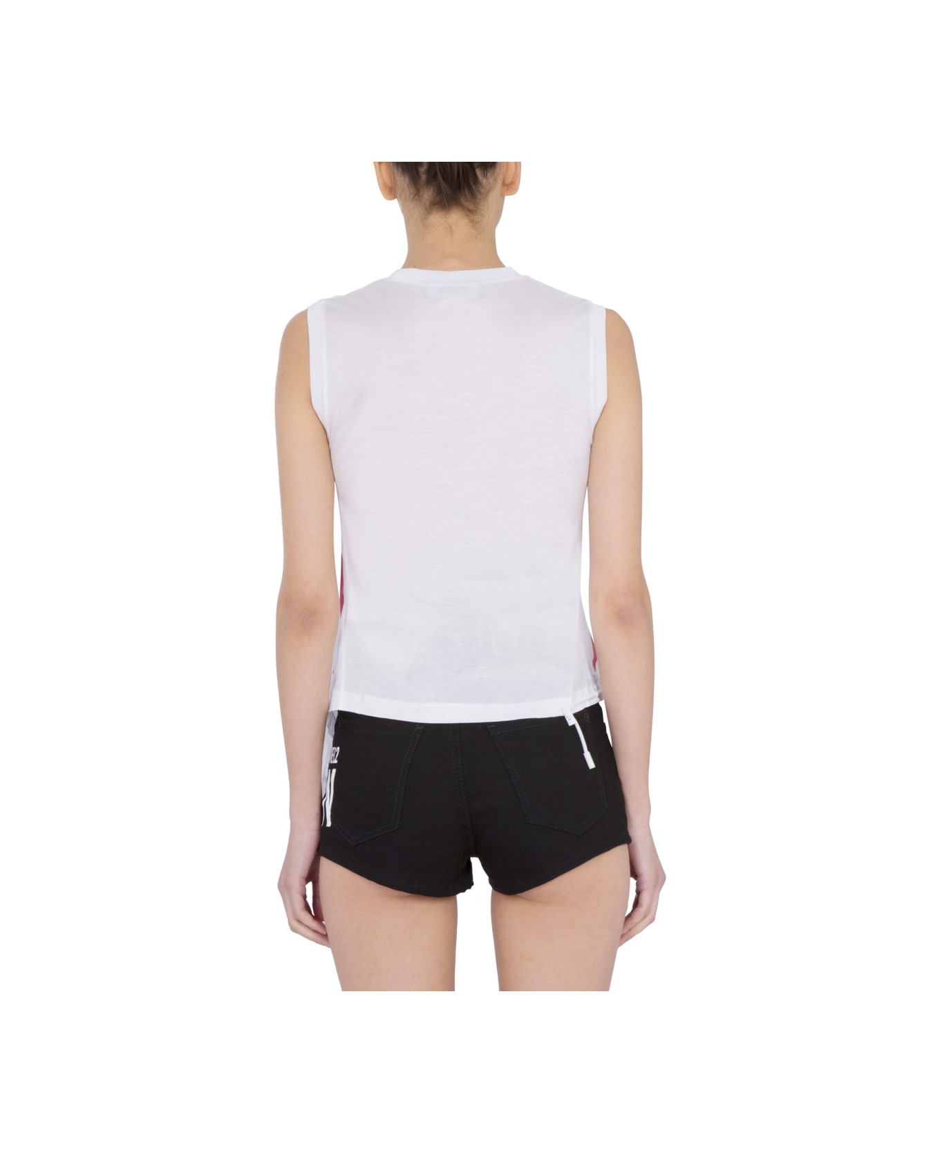 Dsquared2 Top With Coulisse - WHITE