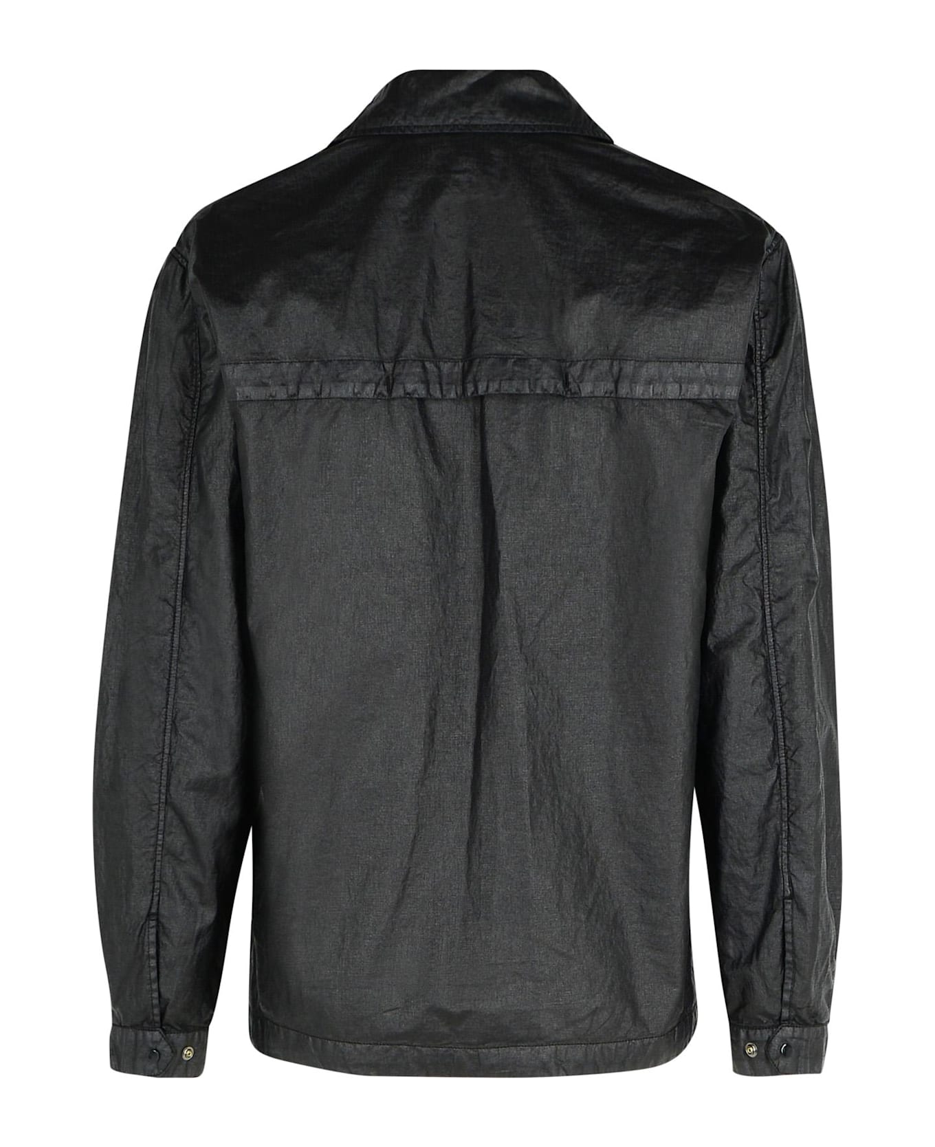 C.P. Company Black Linen Shirt - Black