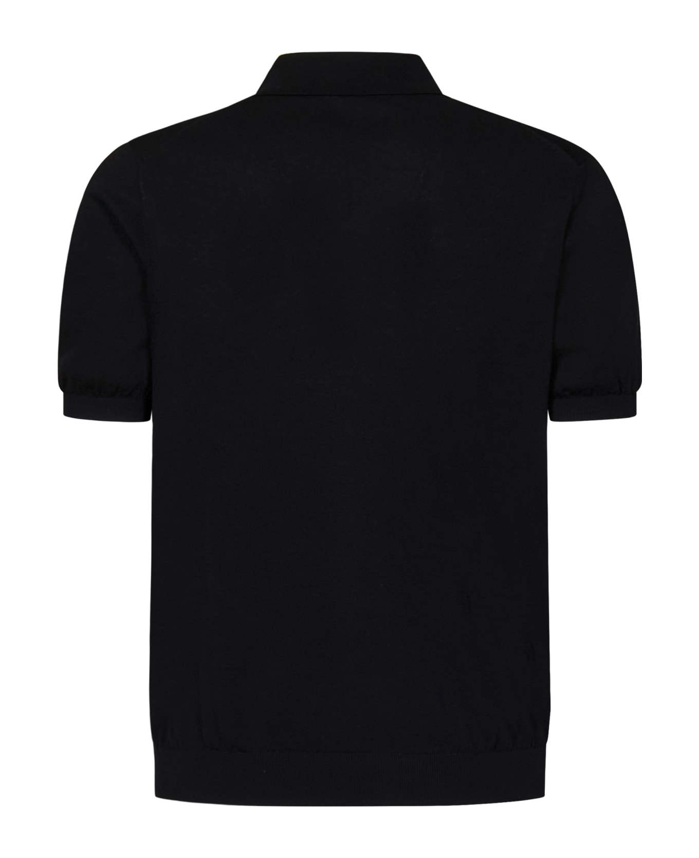Malo Polo Shirt - Black ポロシャツ