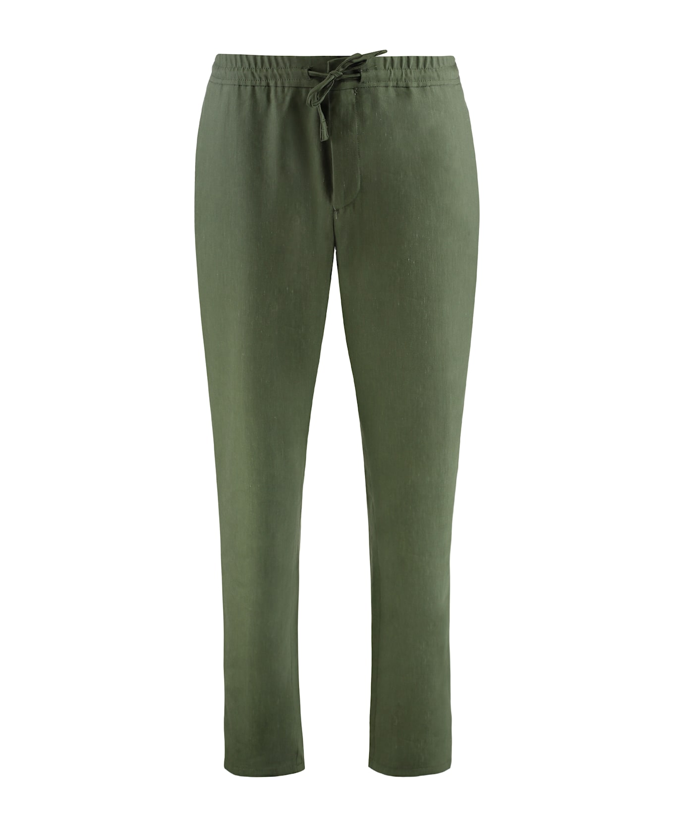 Canali Wool Blend Trousers - green