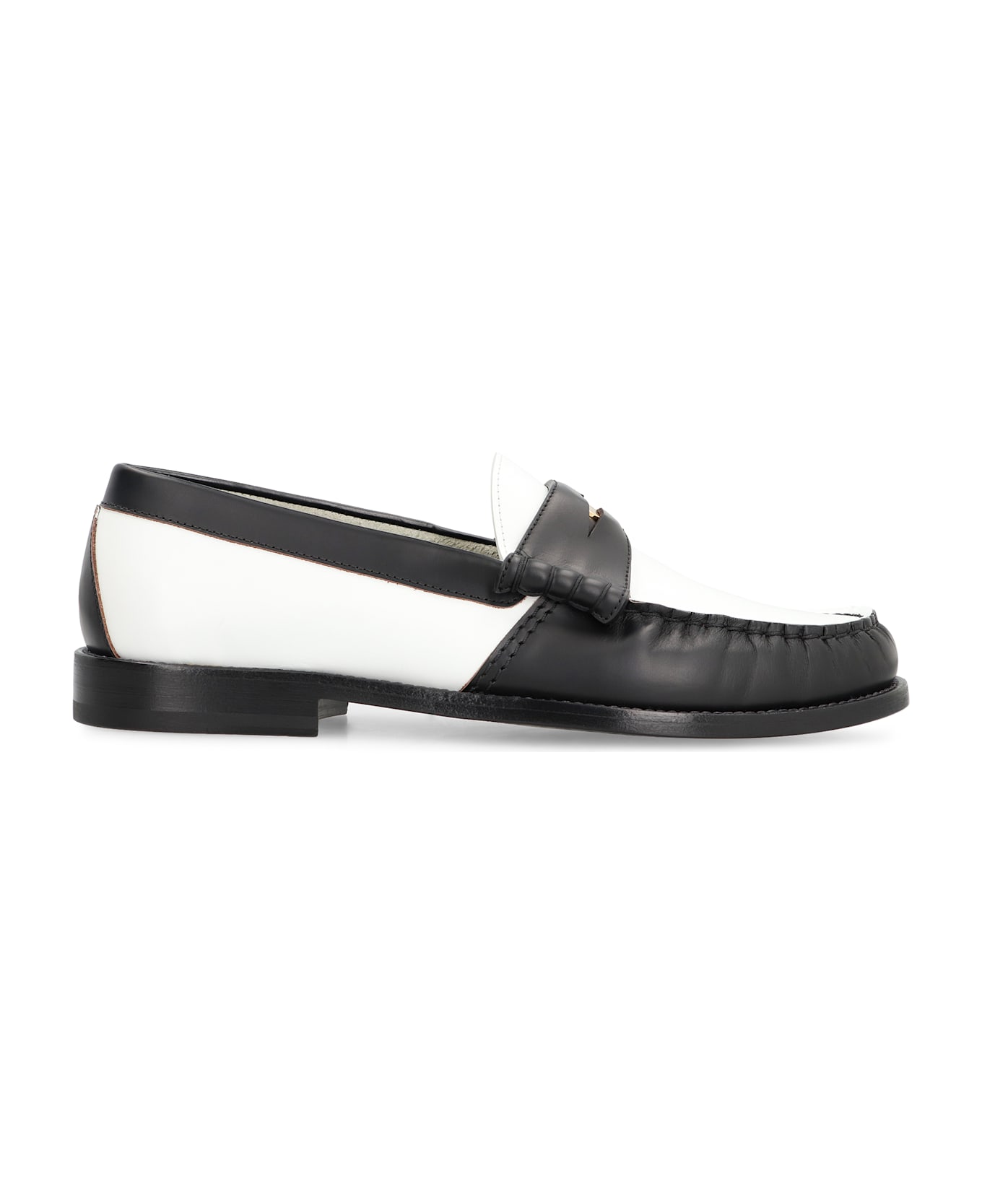 Rhude Faulty Leather Loafers - White