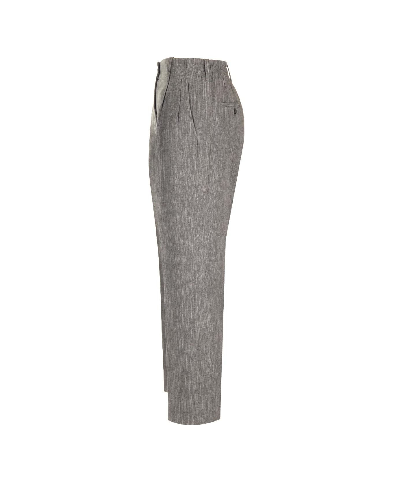 Golden Goose High-waisted Trousers - Grey