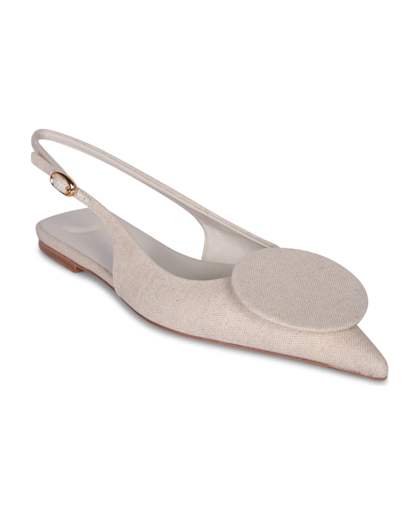 Jacquemus Pointed-toe Slingback Sandals - Grey