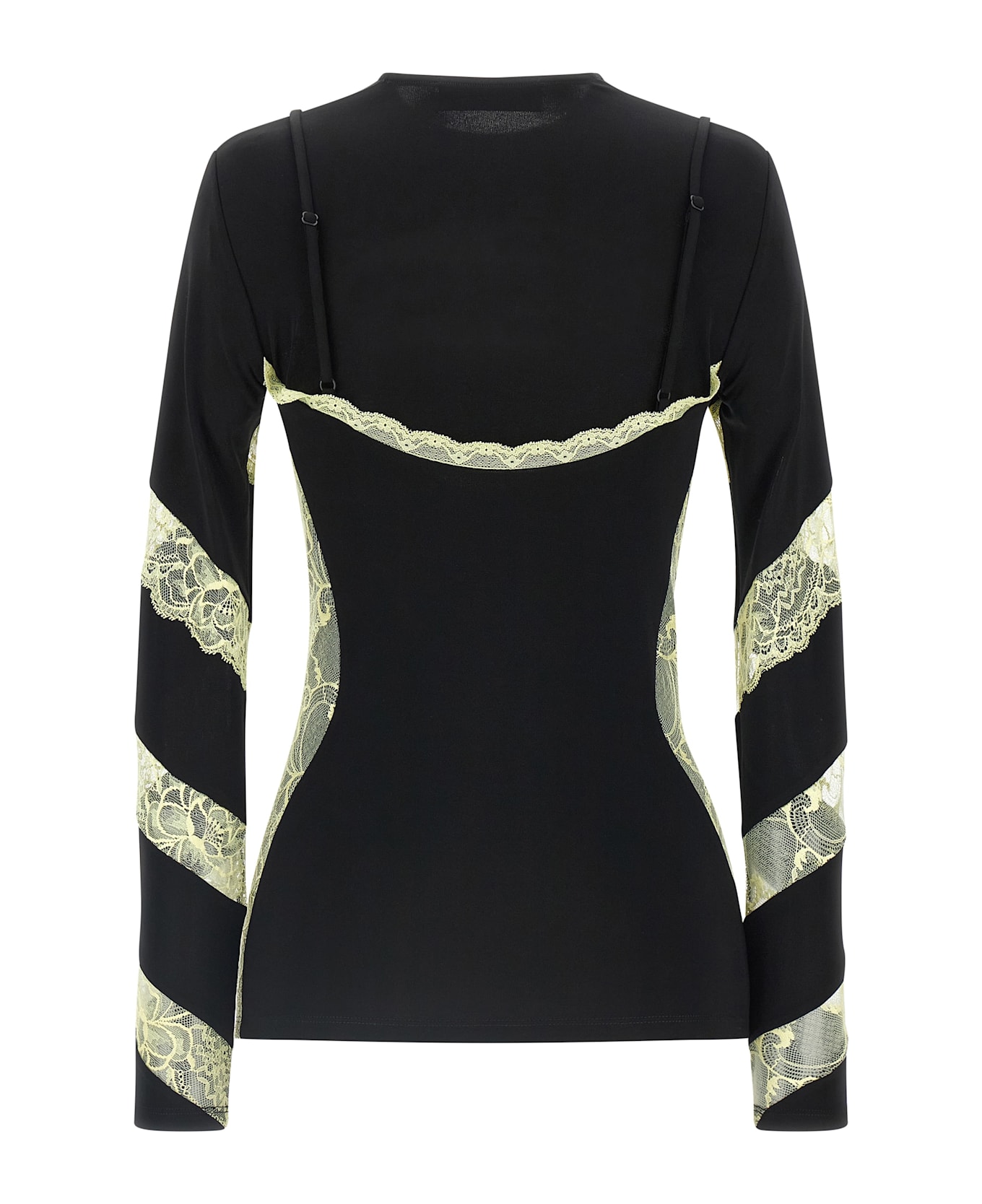 Marine Serre Trompe L
oeil Top - Black  