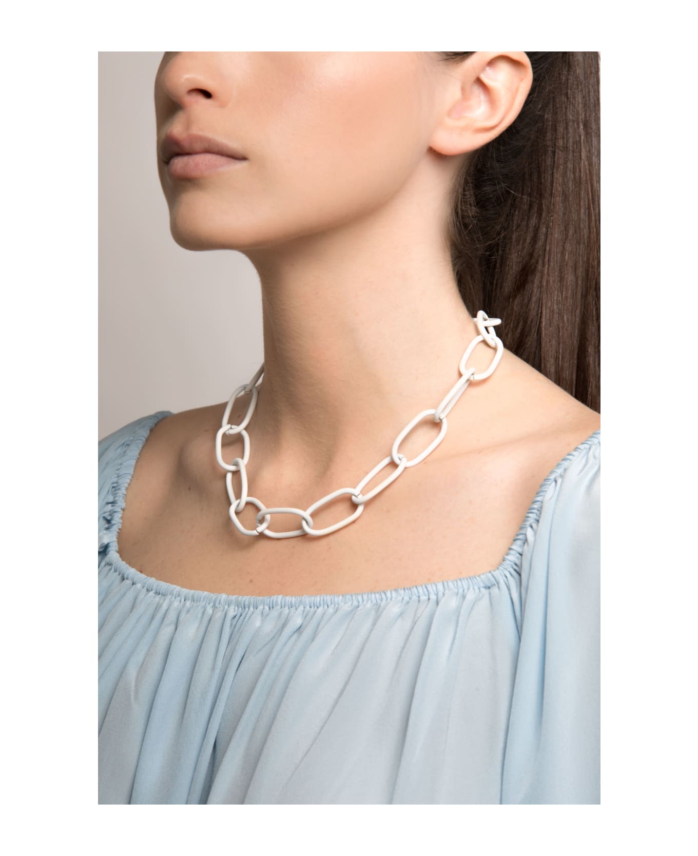 Federica Tosi Lace Bolt Cloud - WHITE ネックレス