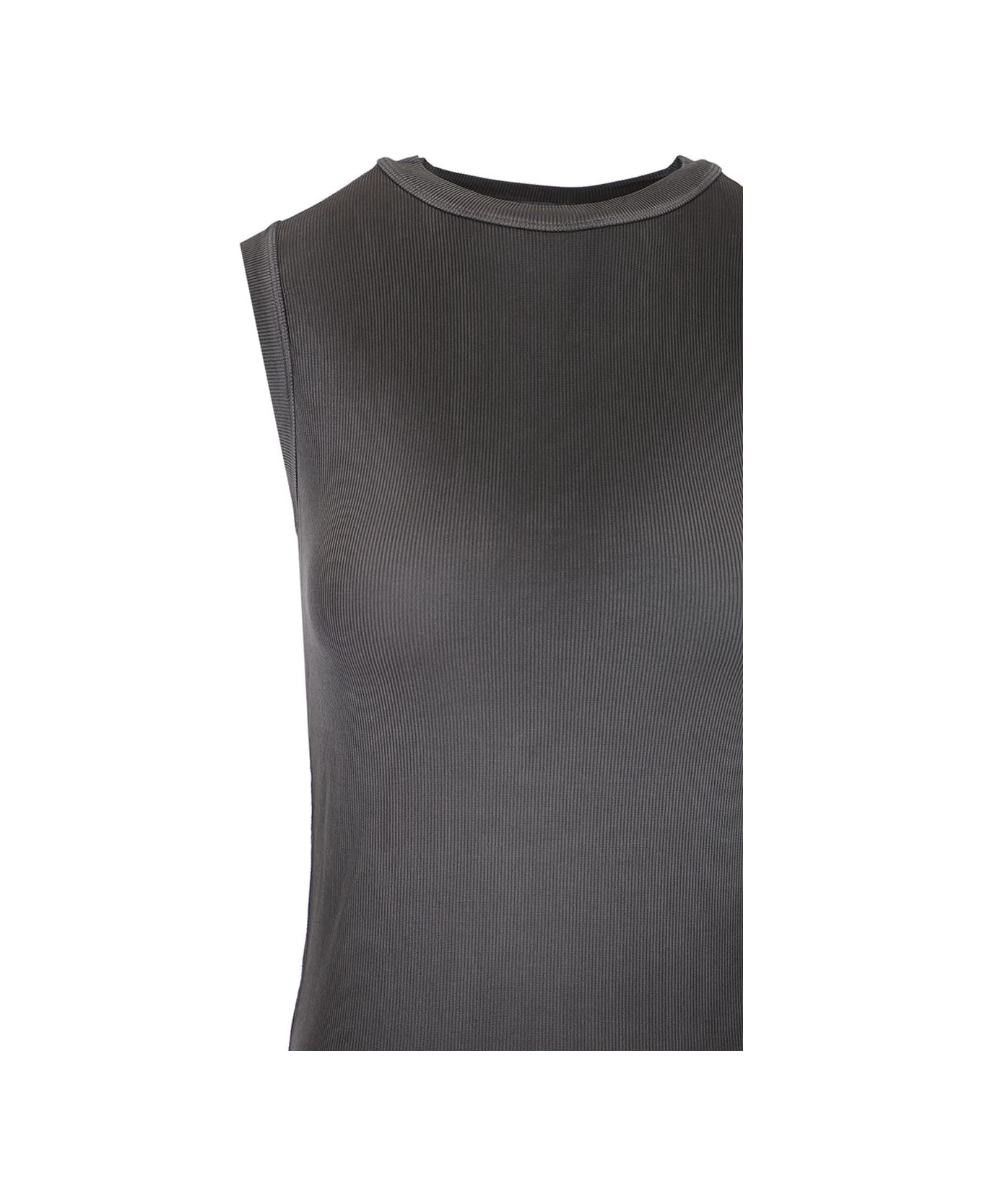 Acne Studios Slim Fit Sleeveless Top - Black