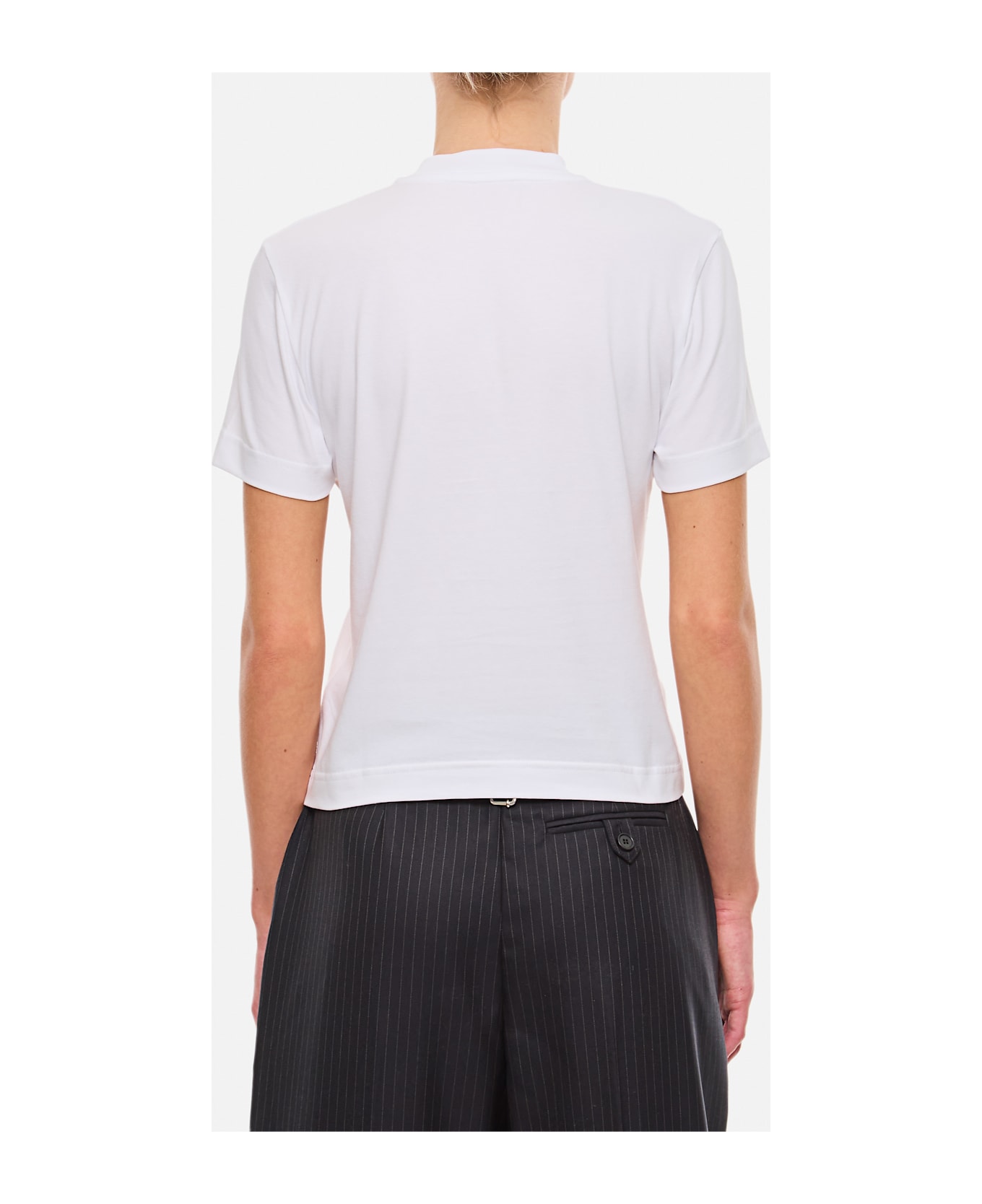 Jacquemus Le Tshirt Gros Grain - White