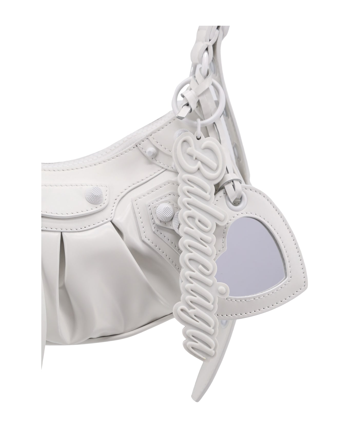 Balenciaga Le Cagole Xs Shoulder Bag - White