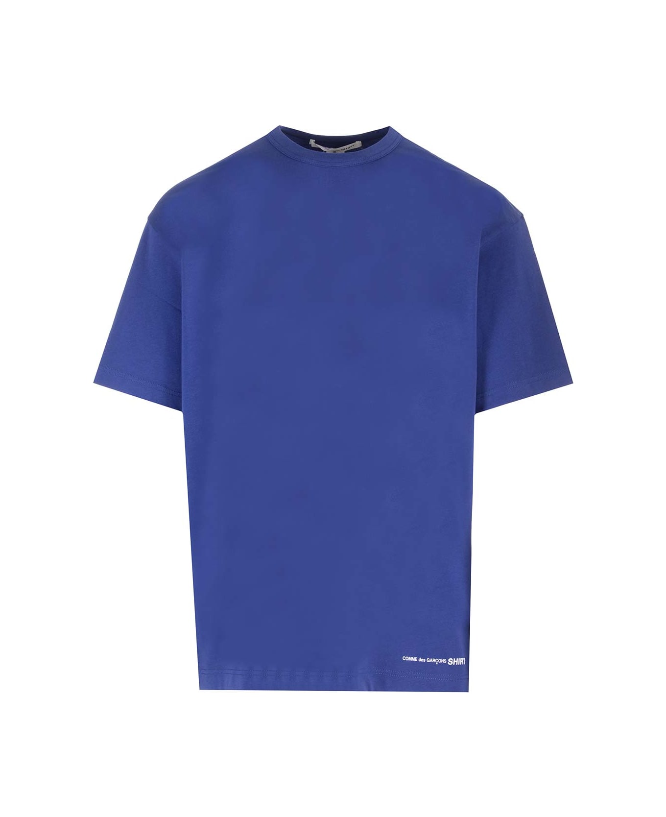 Comme des Garçons Shirt Electric Blue Over T-shirt - Navy