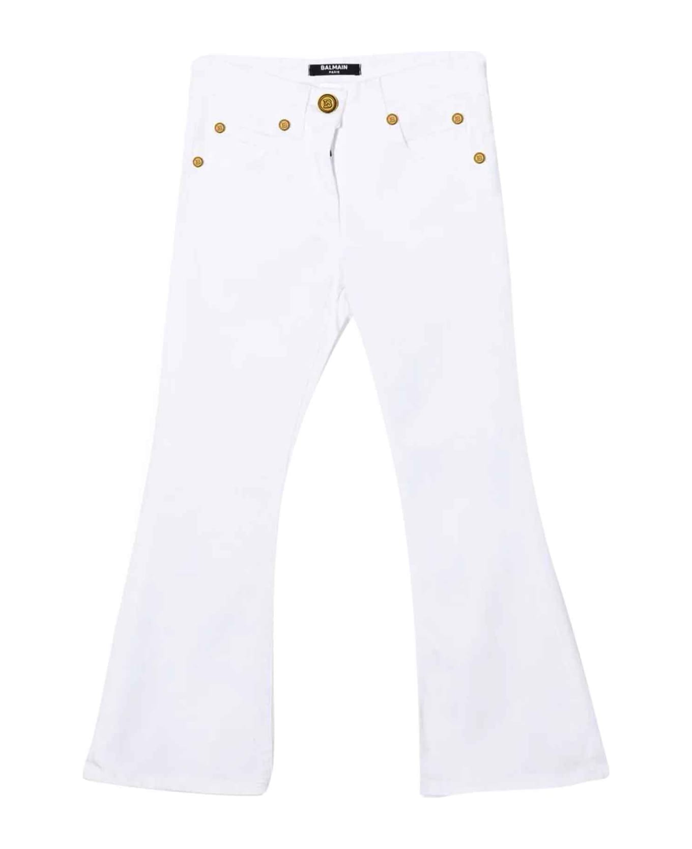 Balmain White Trousers Girl - C