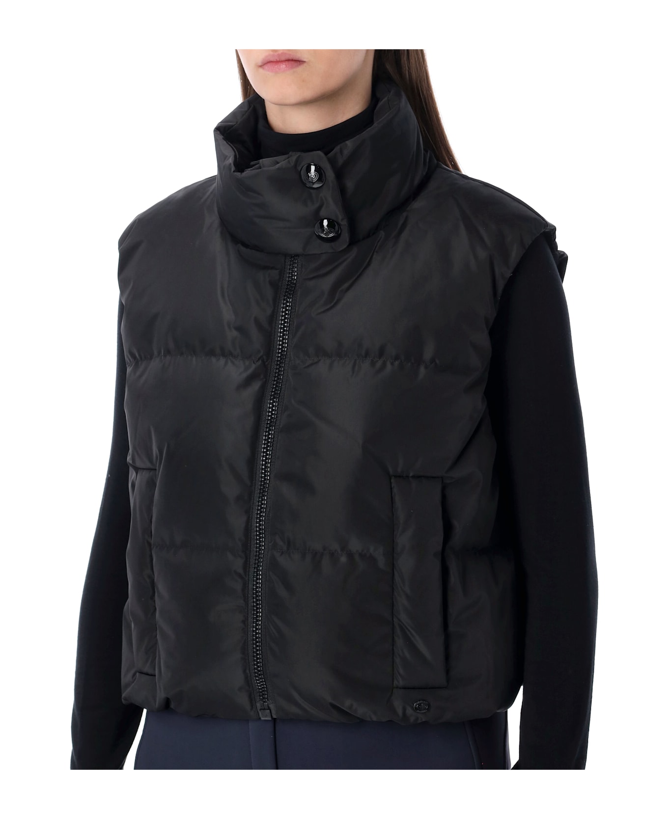 Goldbergh Lucie Quilted Down Bodywarmer - BLACK