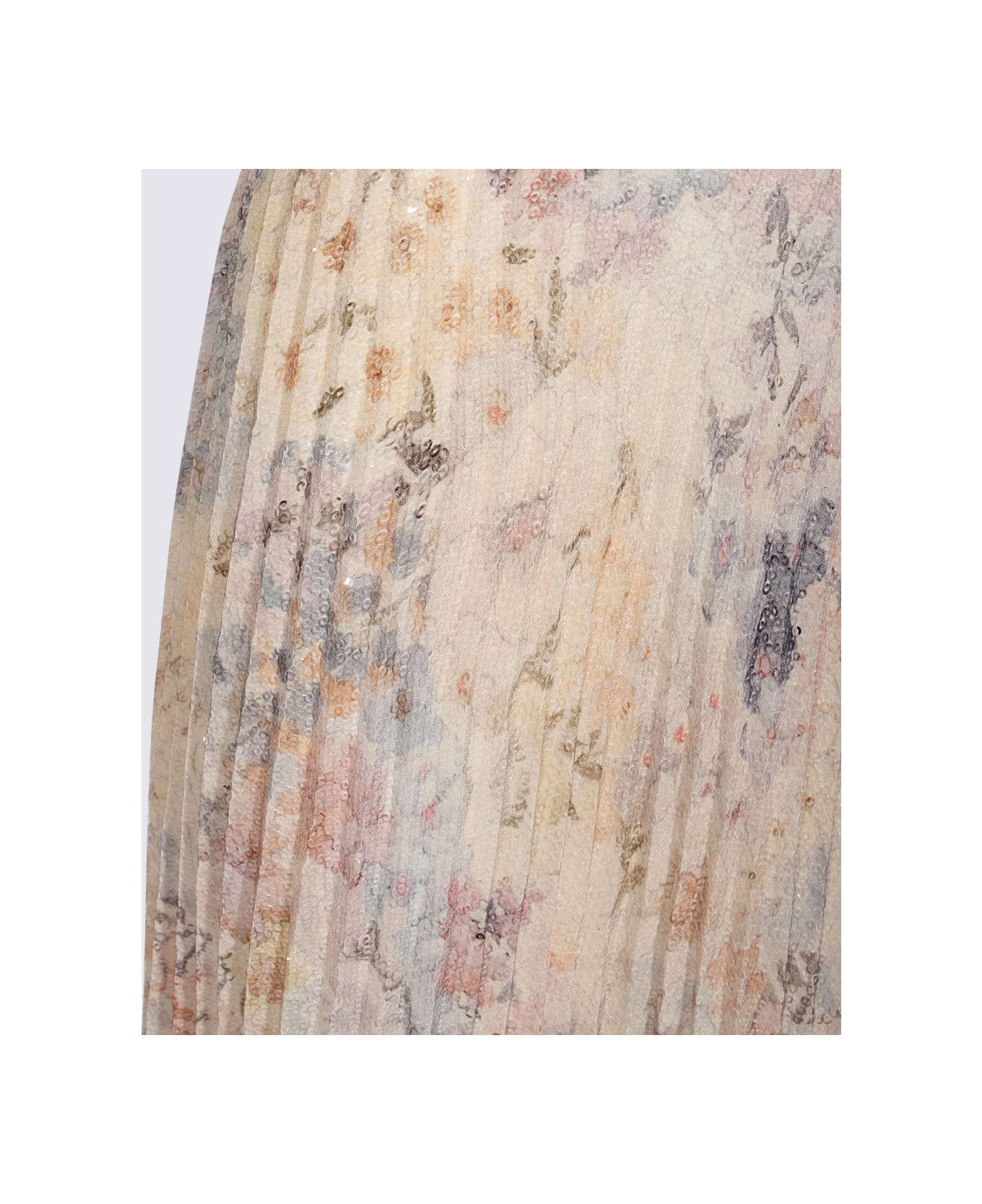 Golden Goose Multicolor Viscose Skirt - PASTEL FLOWERS