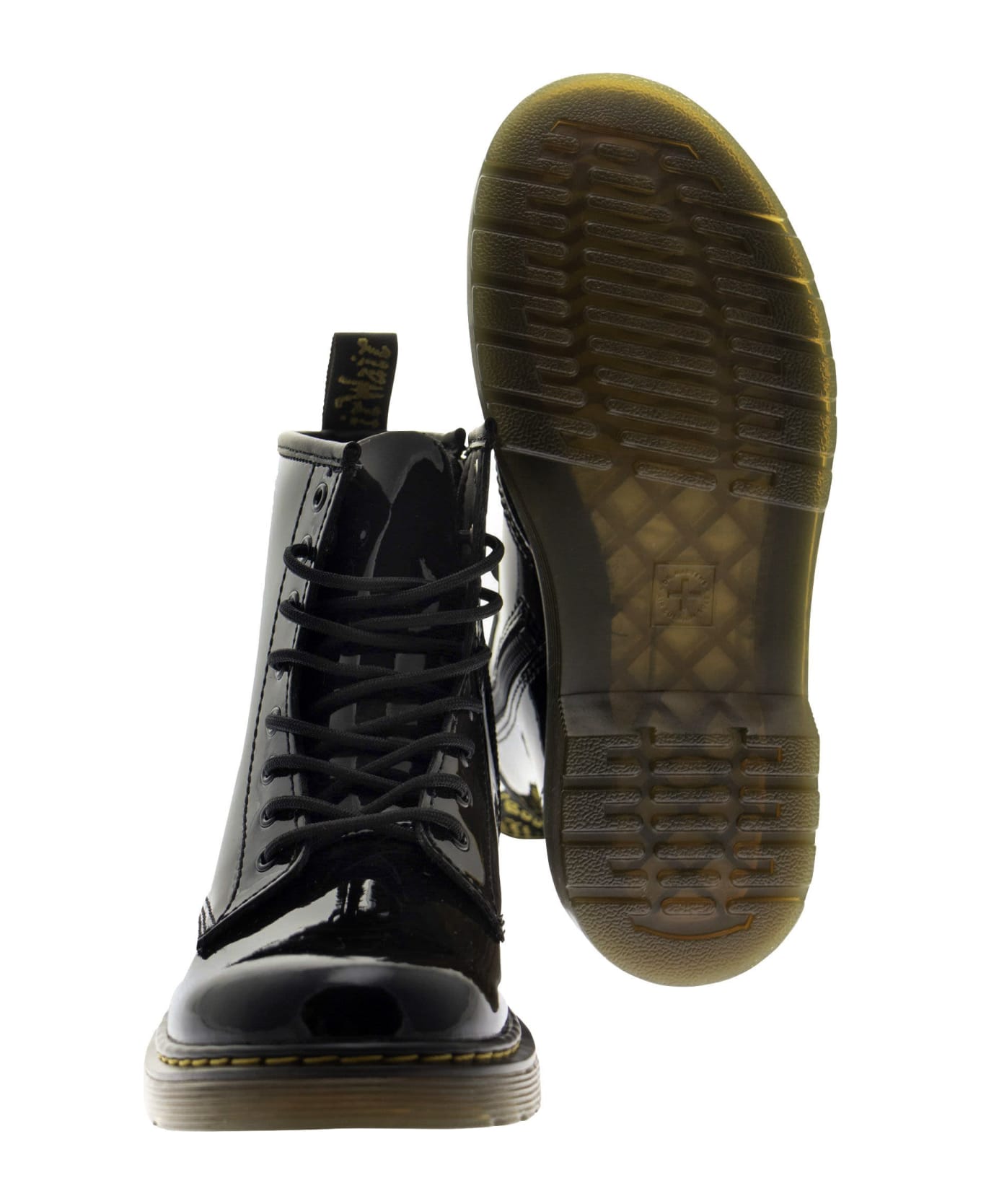 Dr. Martens 1460 - Matt Leather Lace-up Boots - Black シューズ