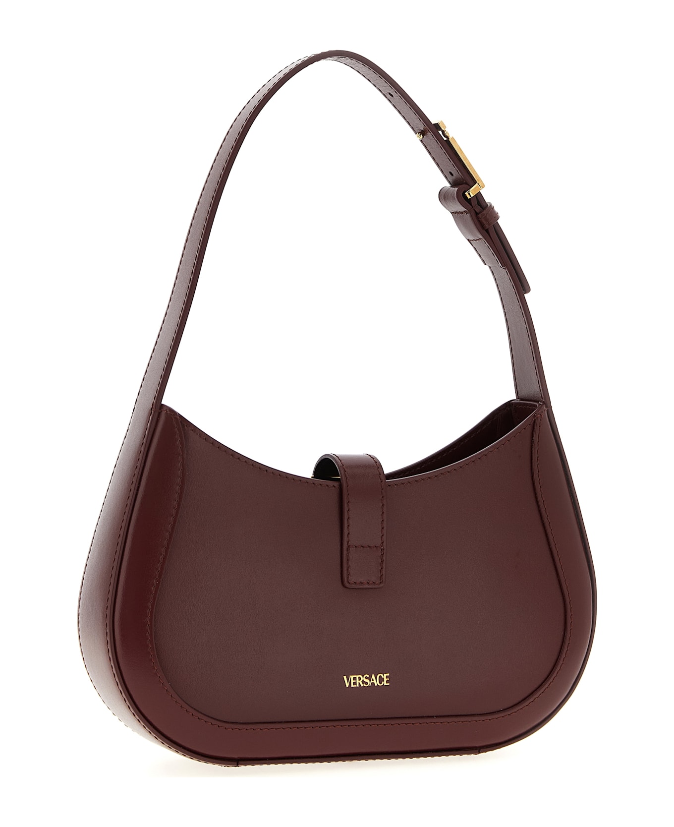 Versace 
hobo Greca Goddess
 Small Shoulder Bag - Bordeaux