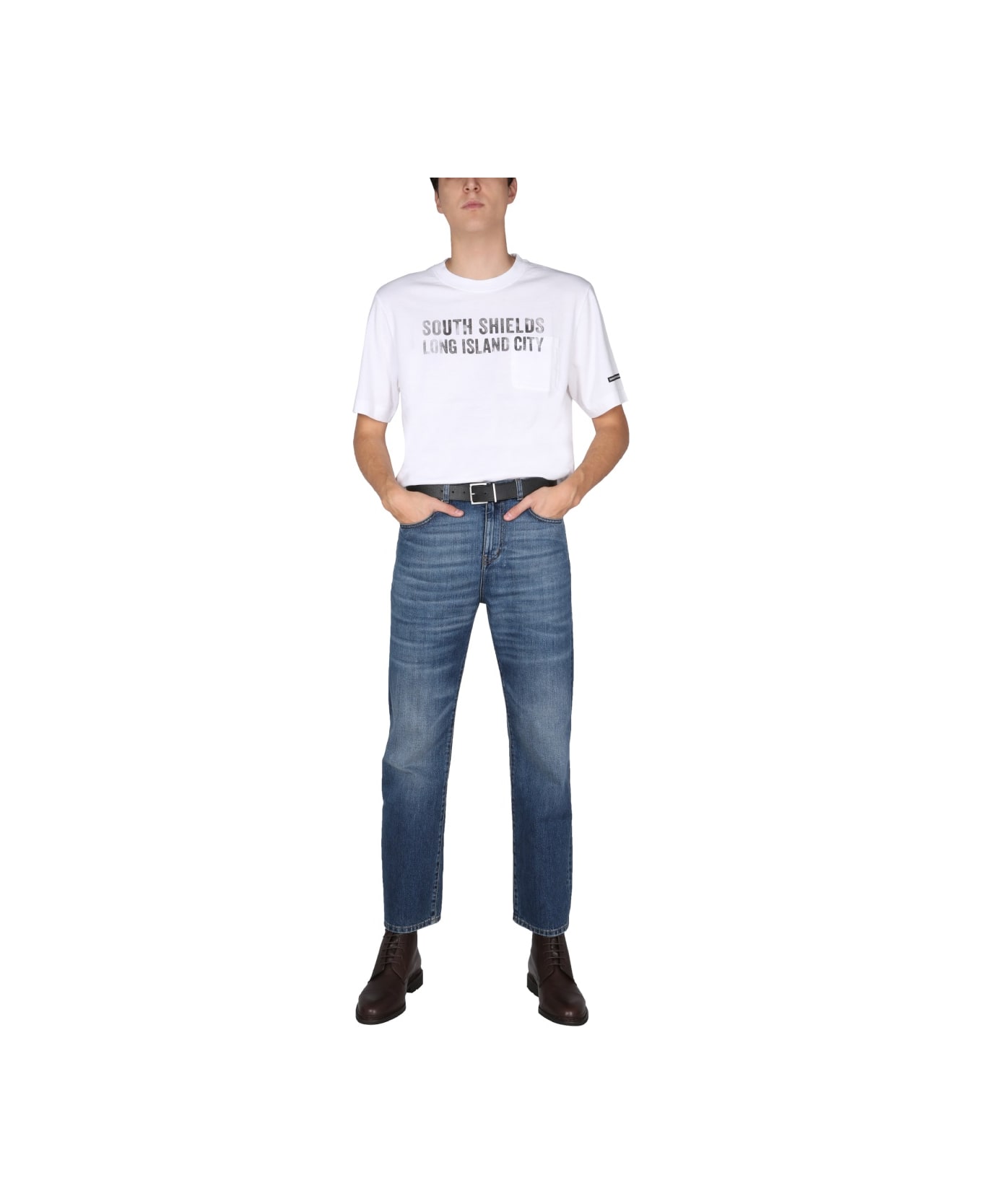 Barbour X Engineered Garments T-shirt - WHITE