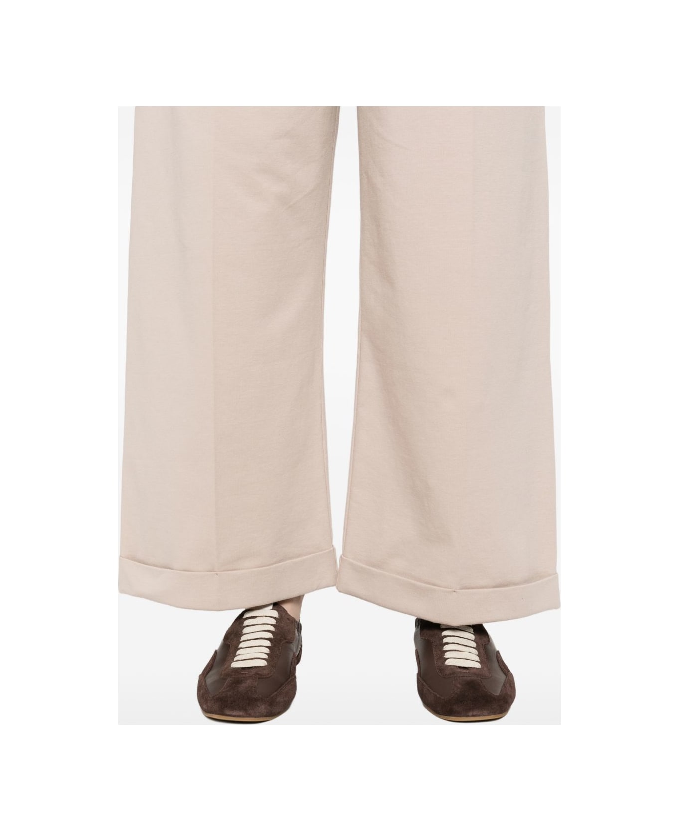 Brunello Cucinelli Cotton Trousers - Beige