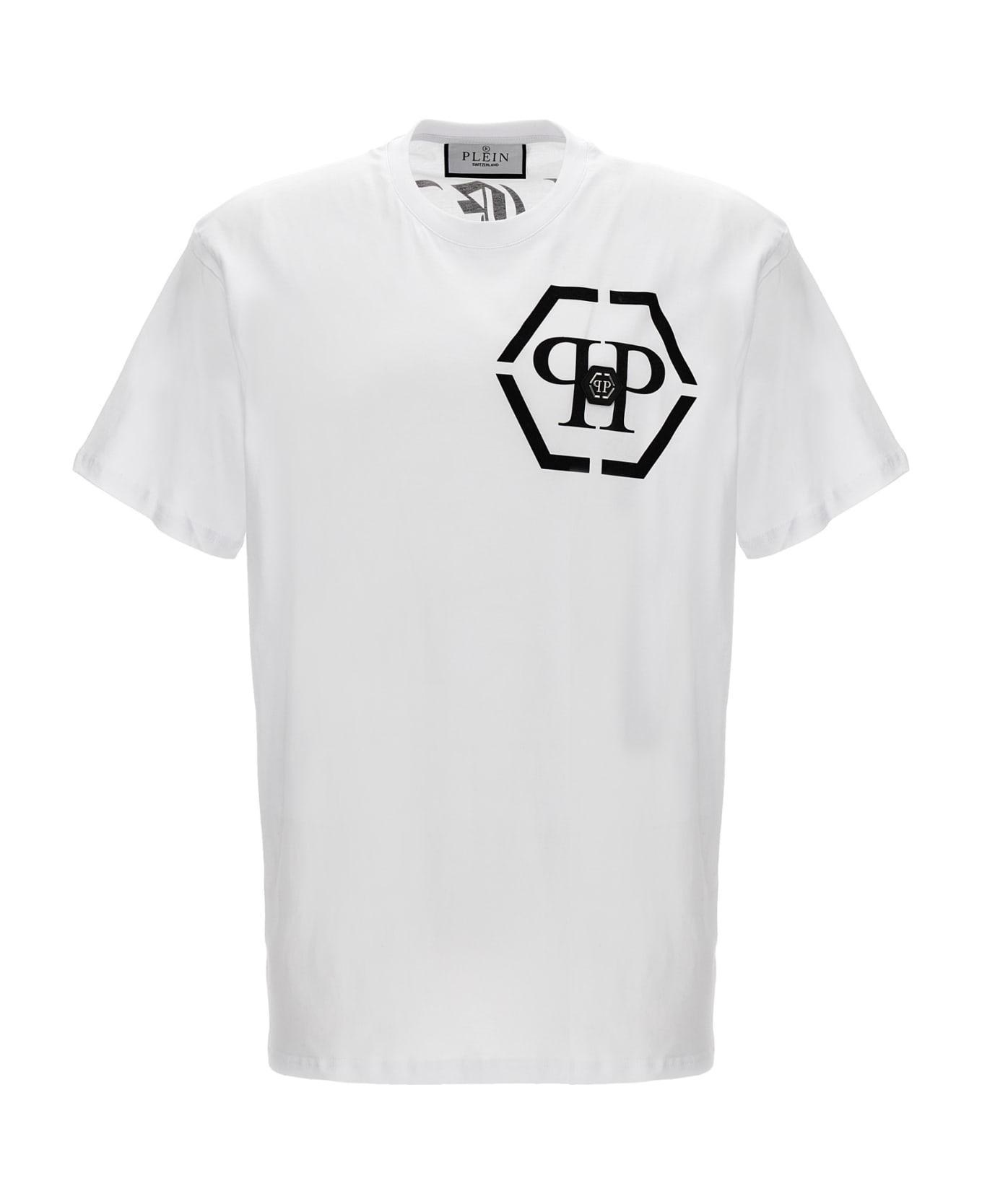 Philipp Plein Logo T-shirt - White/Black