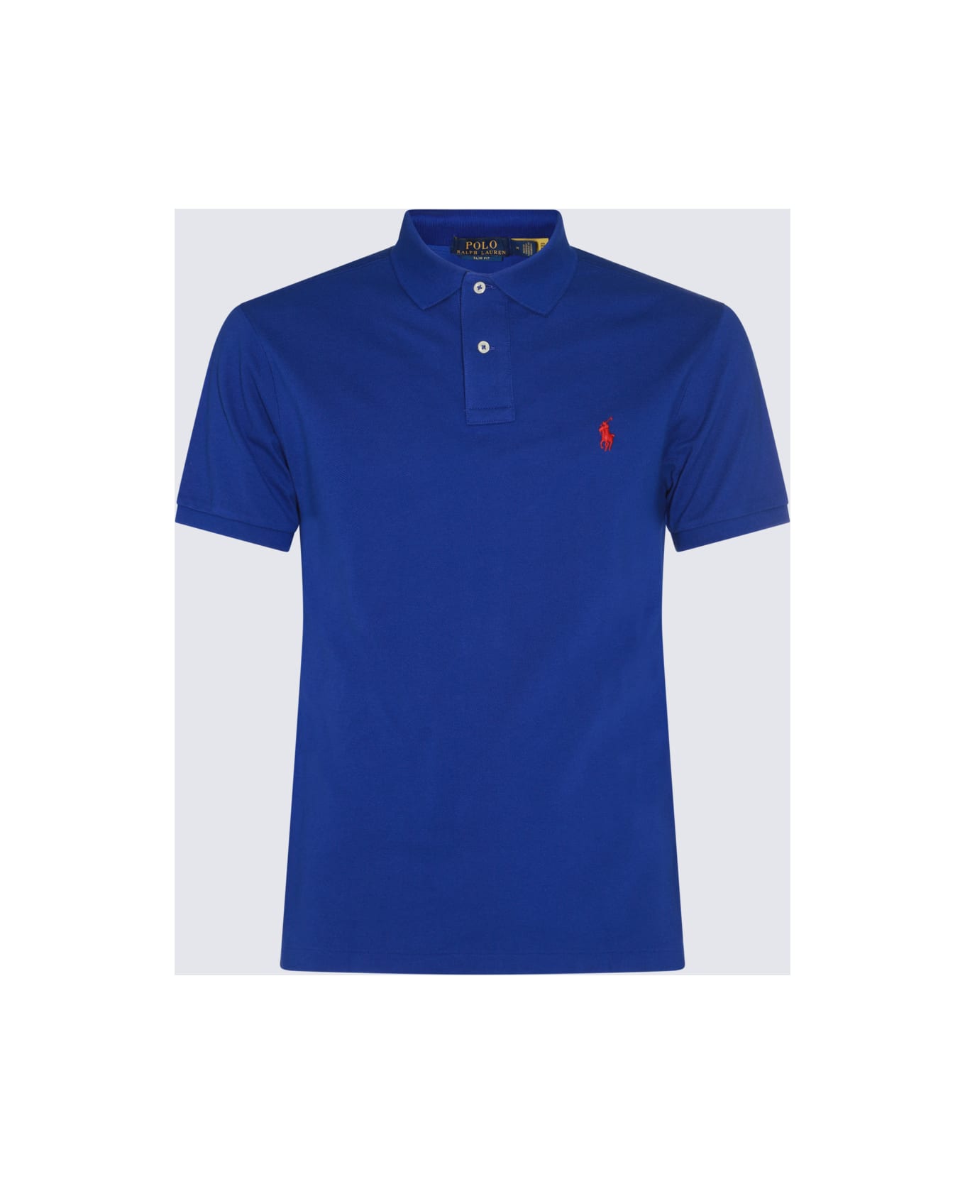Polo Ralph Lauren Blue Cotton Polos Shirt - HERITAGE ROYAL