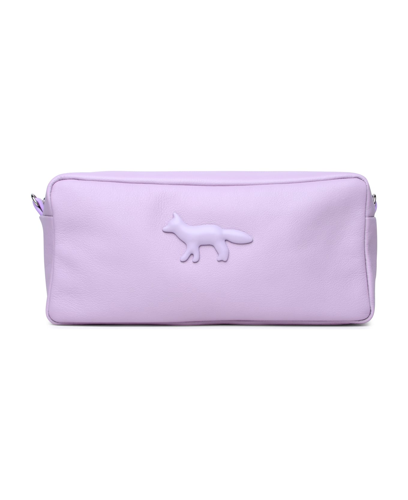 Maison Kitsuné 'cloud' Lilac Leather Bag - Liliac