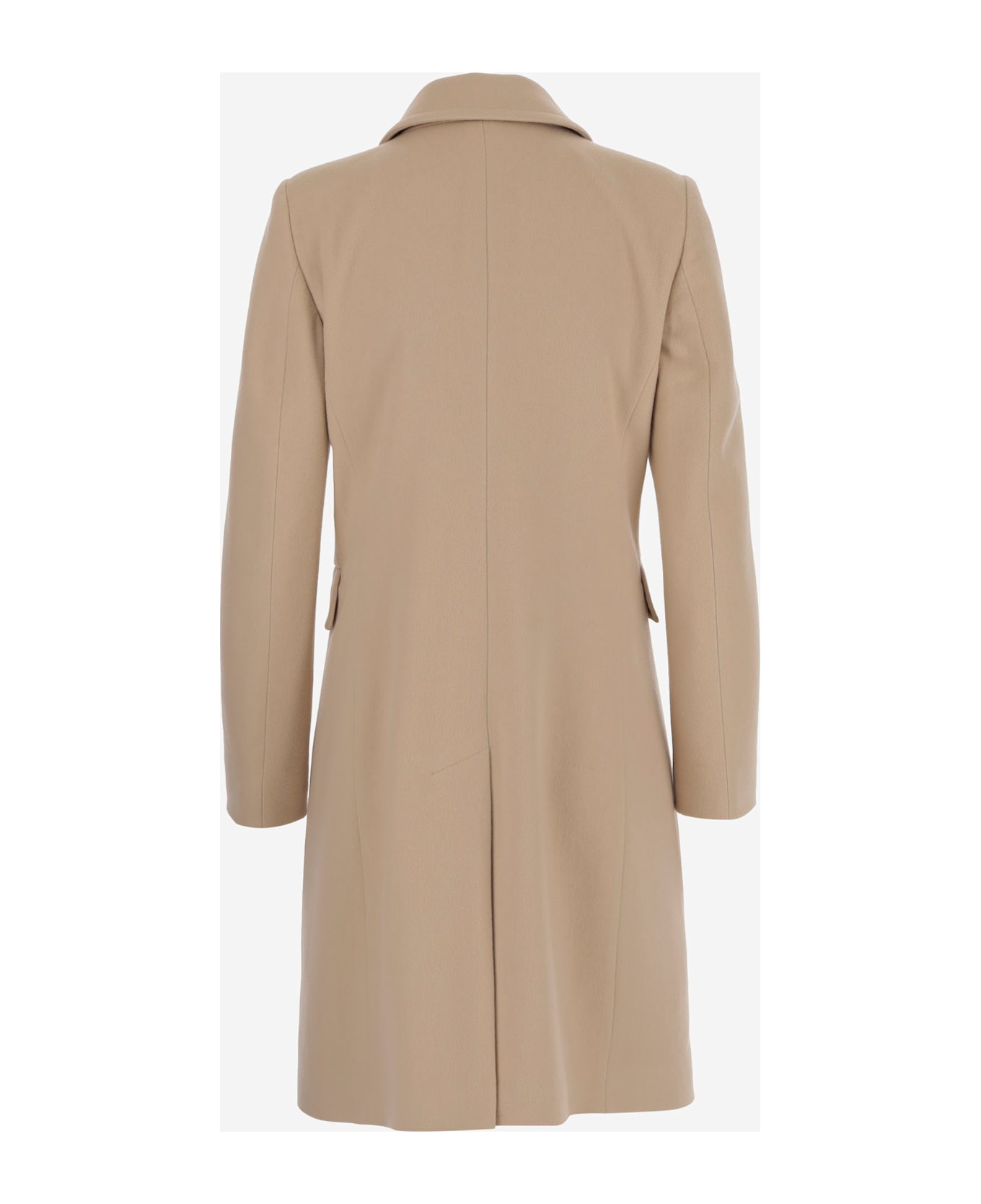 Tagliatore Wool And Cashmere Coat - Beige