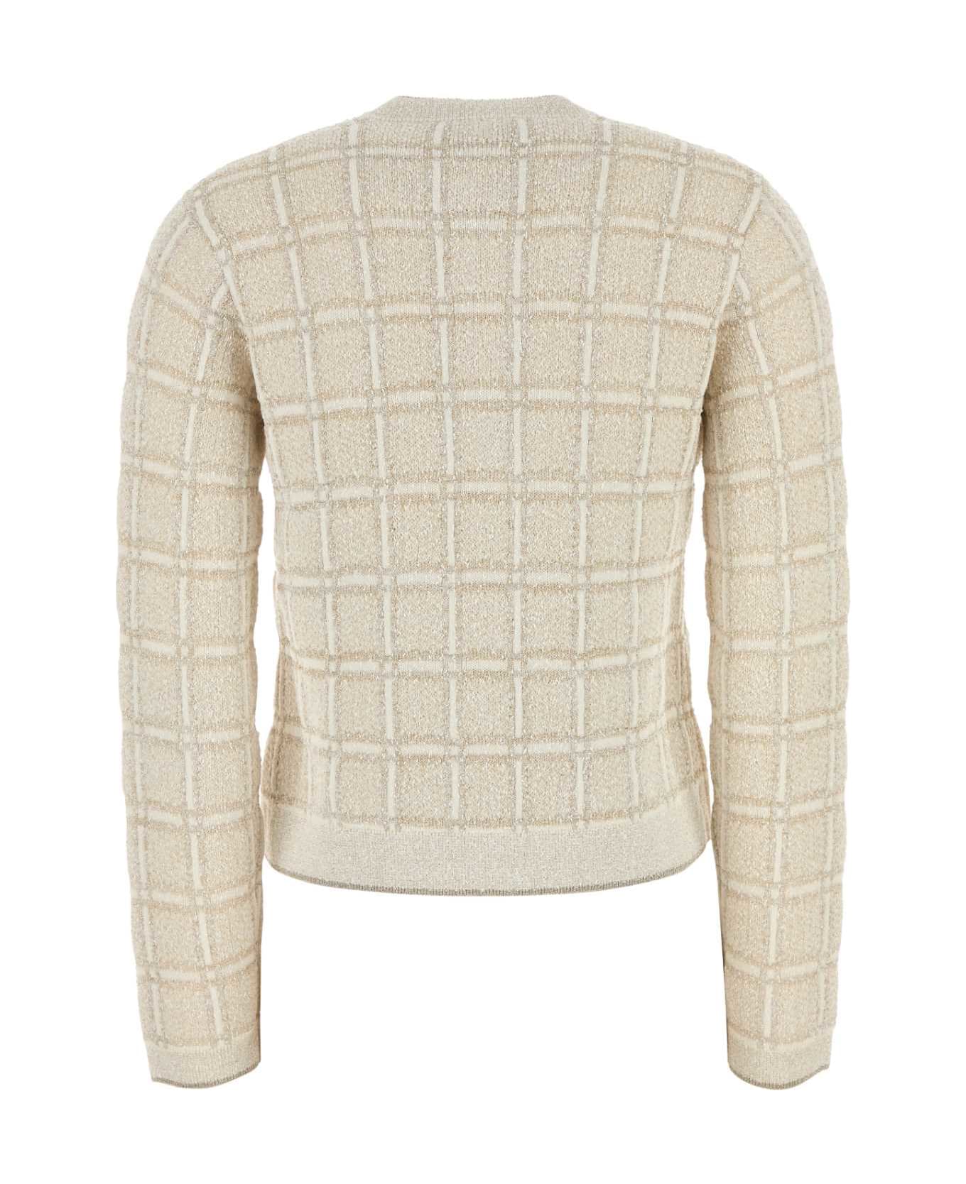 Gucci Embroidered Wool Blend Cardigan - WHITEGOLD