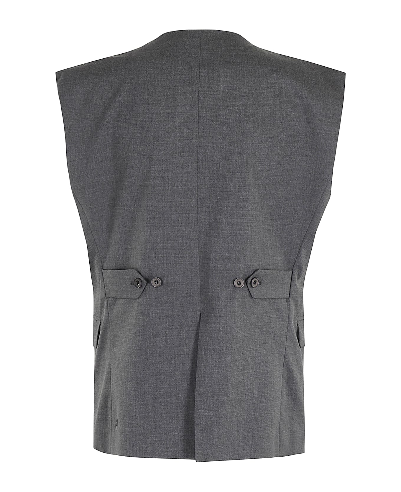 REMAIN Birger Christensen Boxy Waistcoat - Phantom