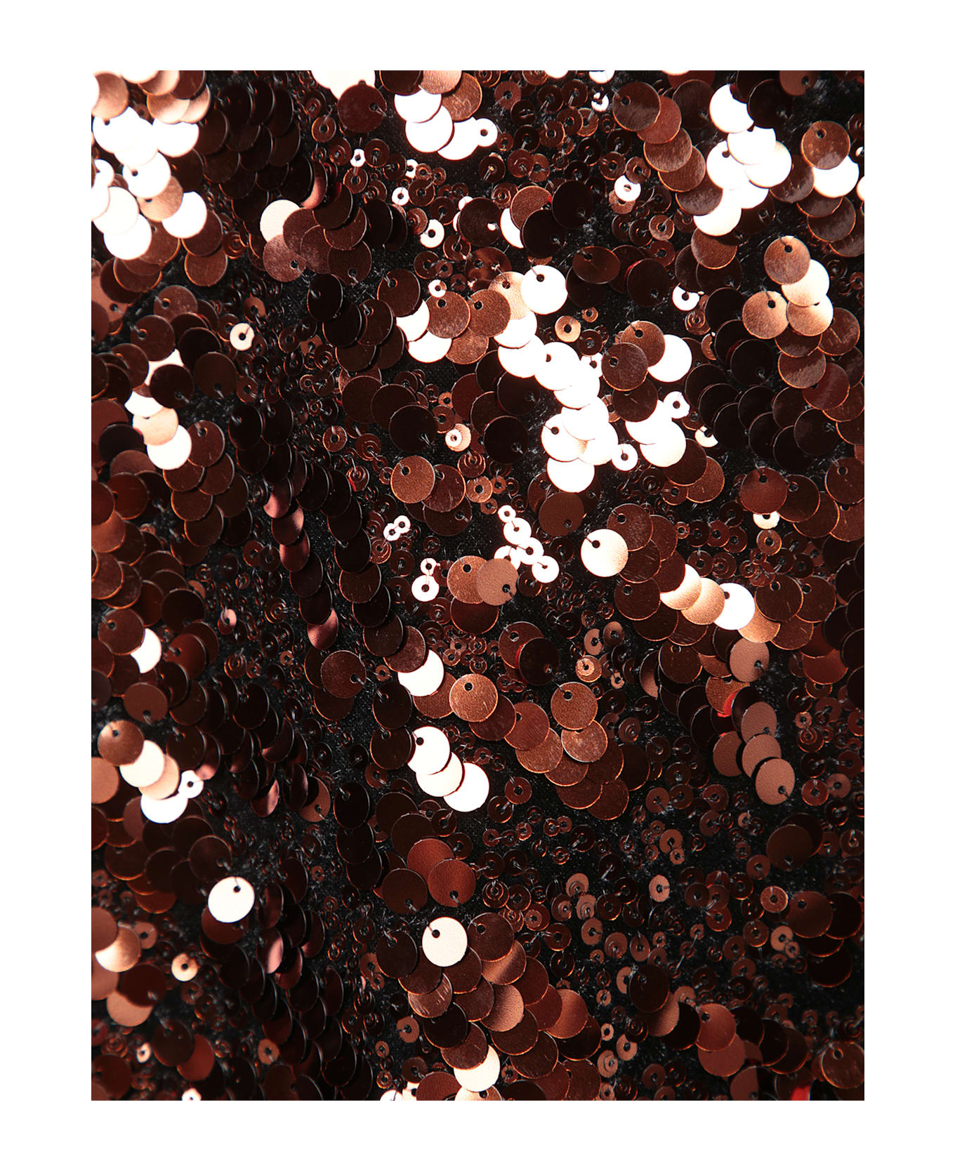 Ganni Brown Sequin Maxi Skirt - Brown