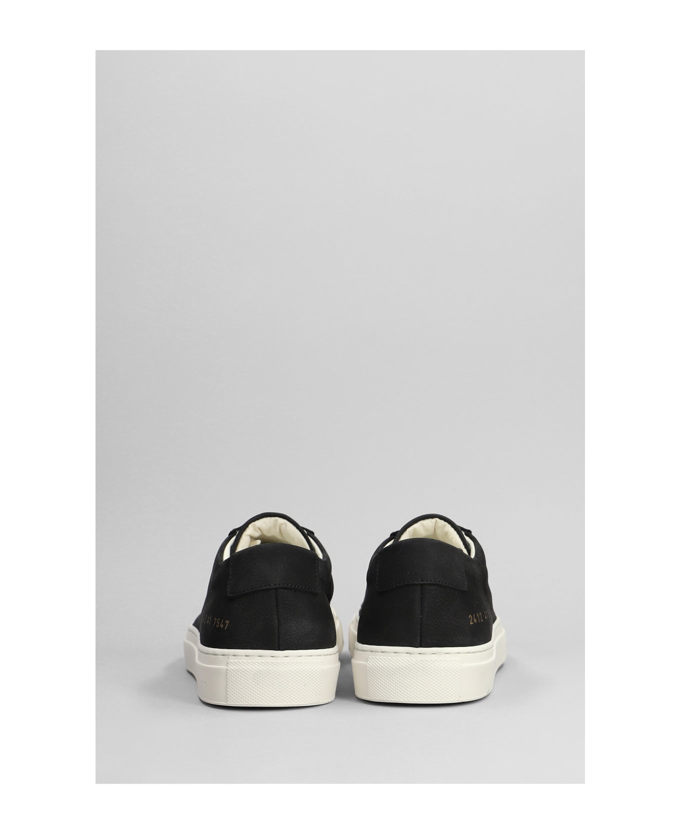 Common Projects Contrast Achilles Sneakers In Black Suede - black スニーカー