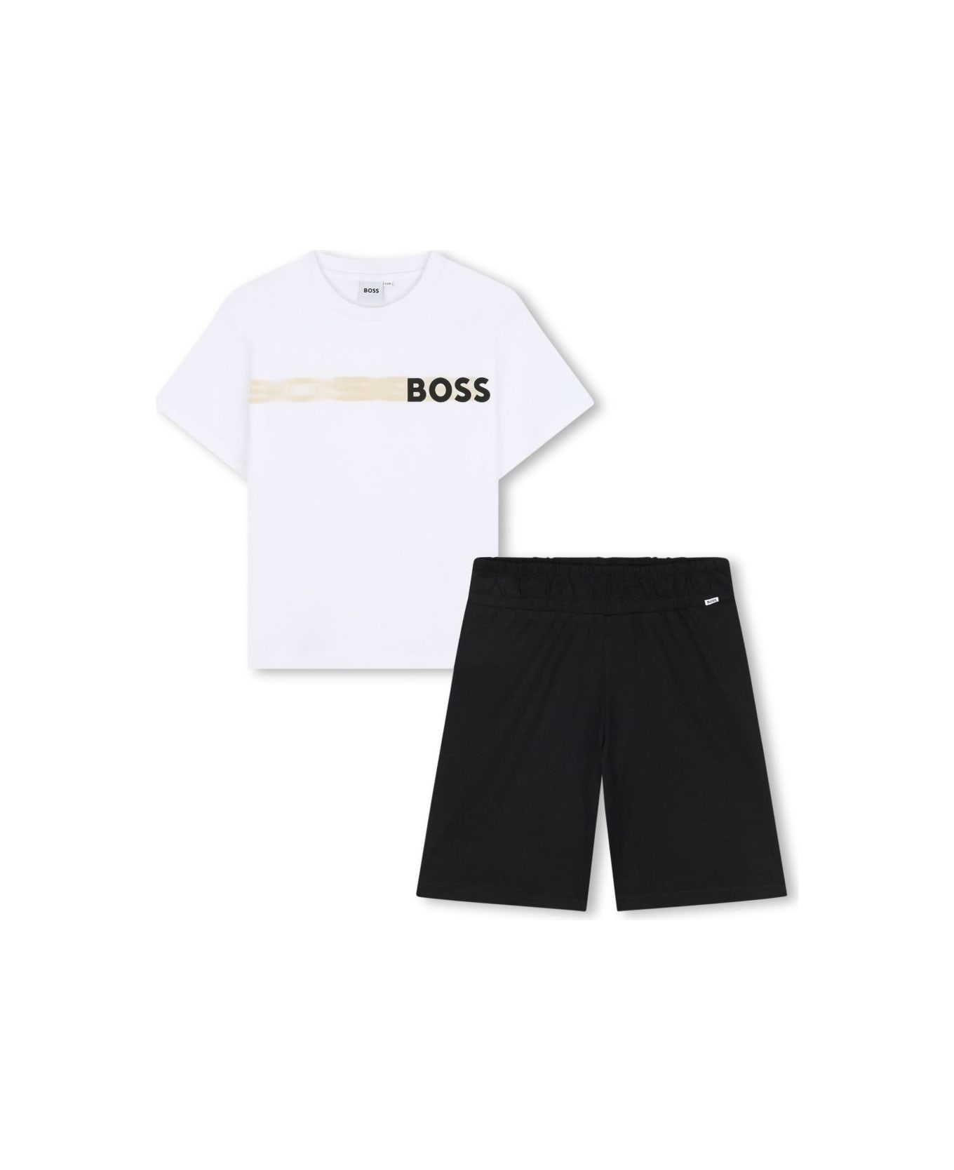 Hugo Boss Completo Con Stampa - White