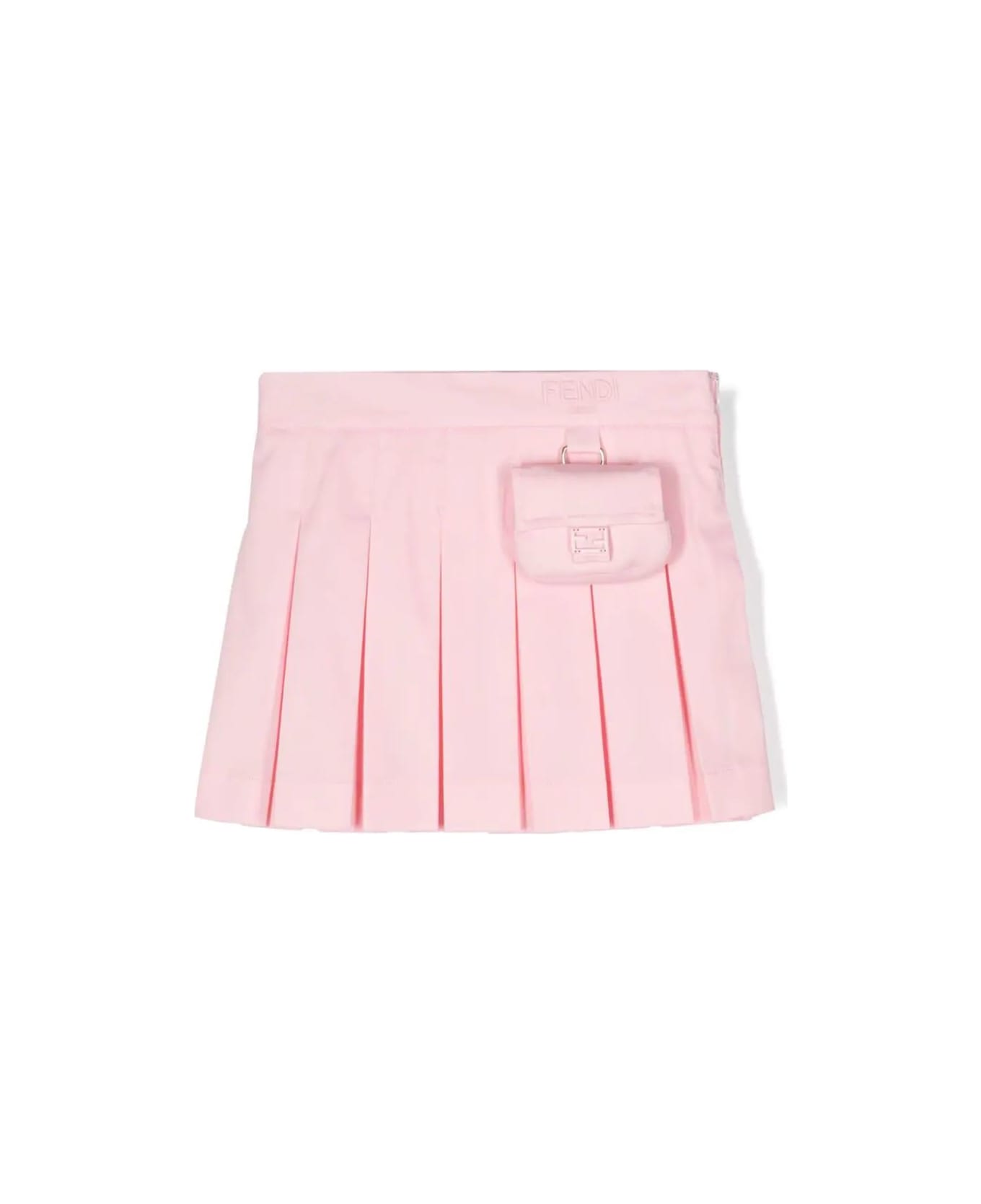 Fendi Gabardine Skirt - Baby Pink