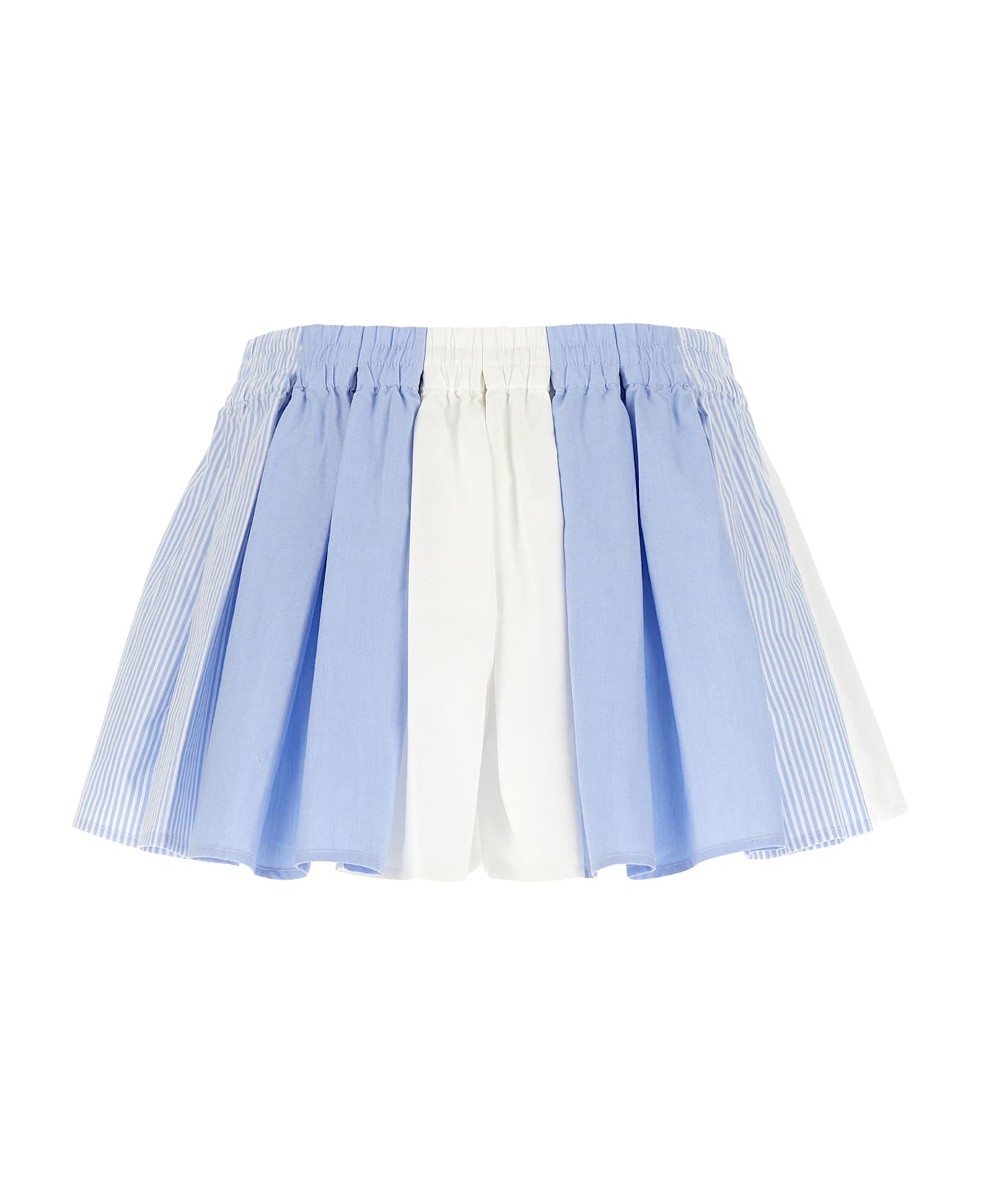 Alexander Wang Pleated Boxer Shorts - Blue