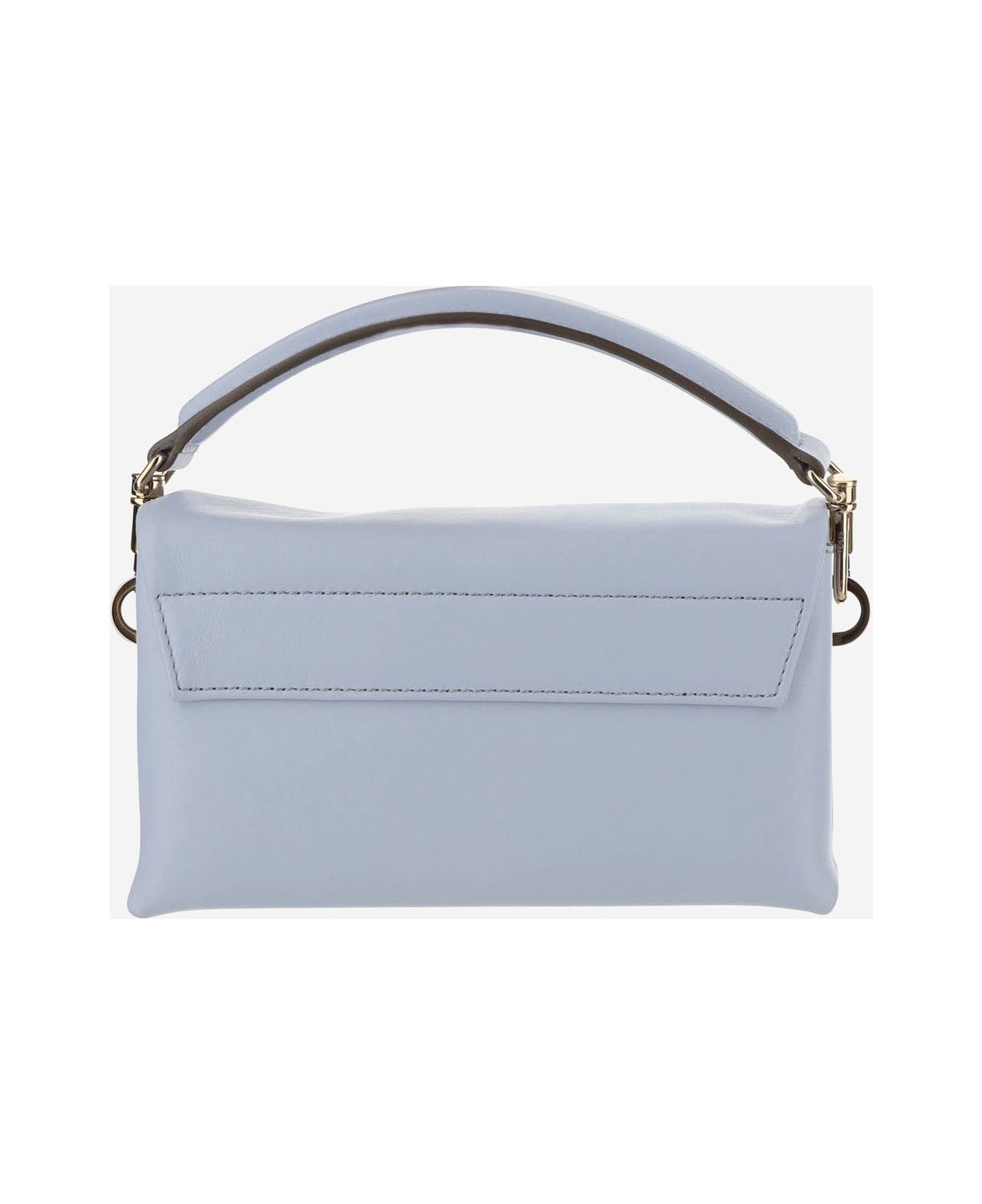 Tod's Timeless Micro Leather Flap T Bag - Clear Blue ショルダーバッグ