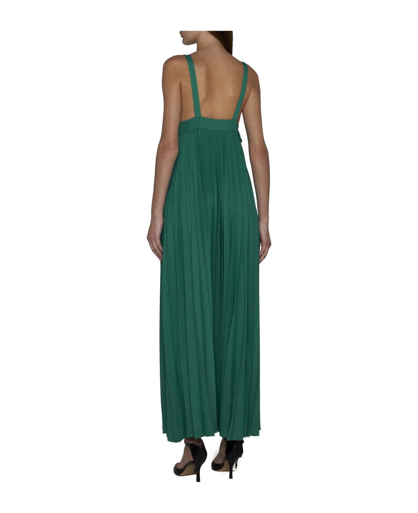 Parosh Dress - Green ワンピース＆ドレス