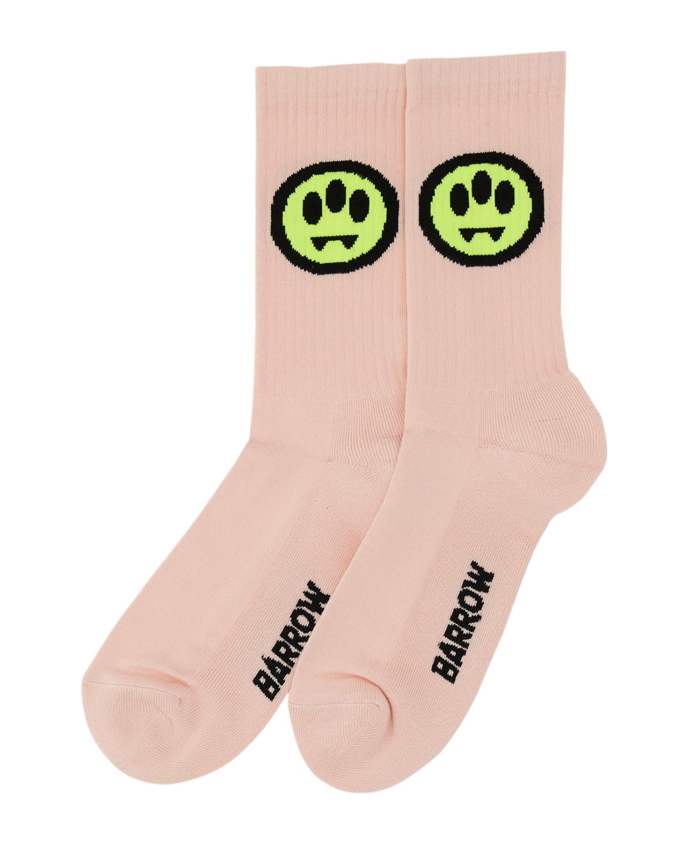 Barrow Sock With Logo - Rosa 靴下