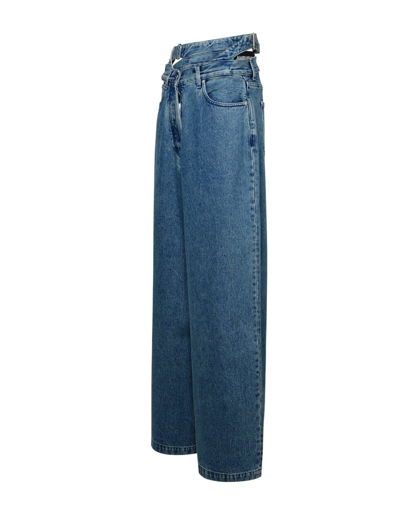 AMBUSH Belted Baggy Wide-leg Jeans デニム