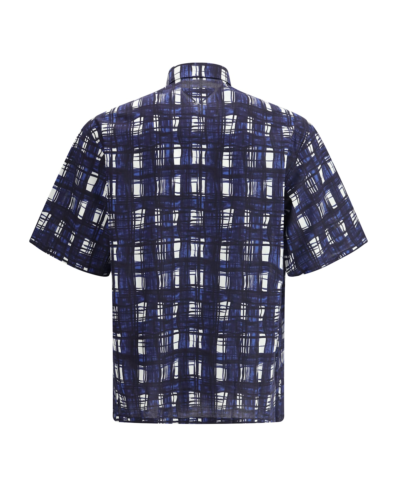 Prada Madras Check Pattern Shirt