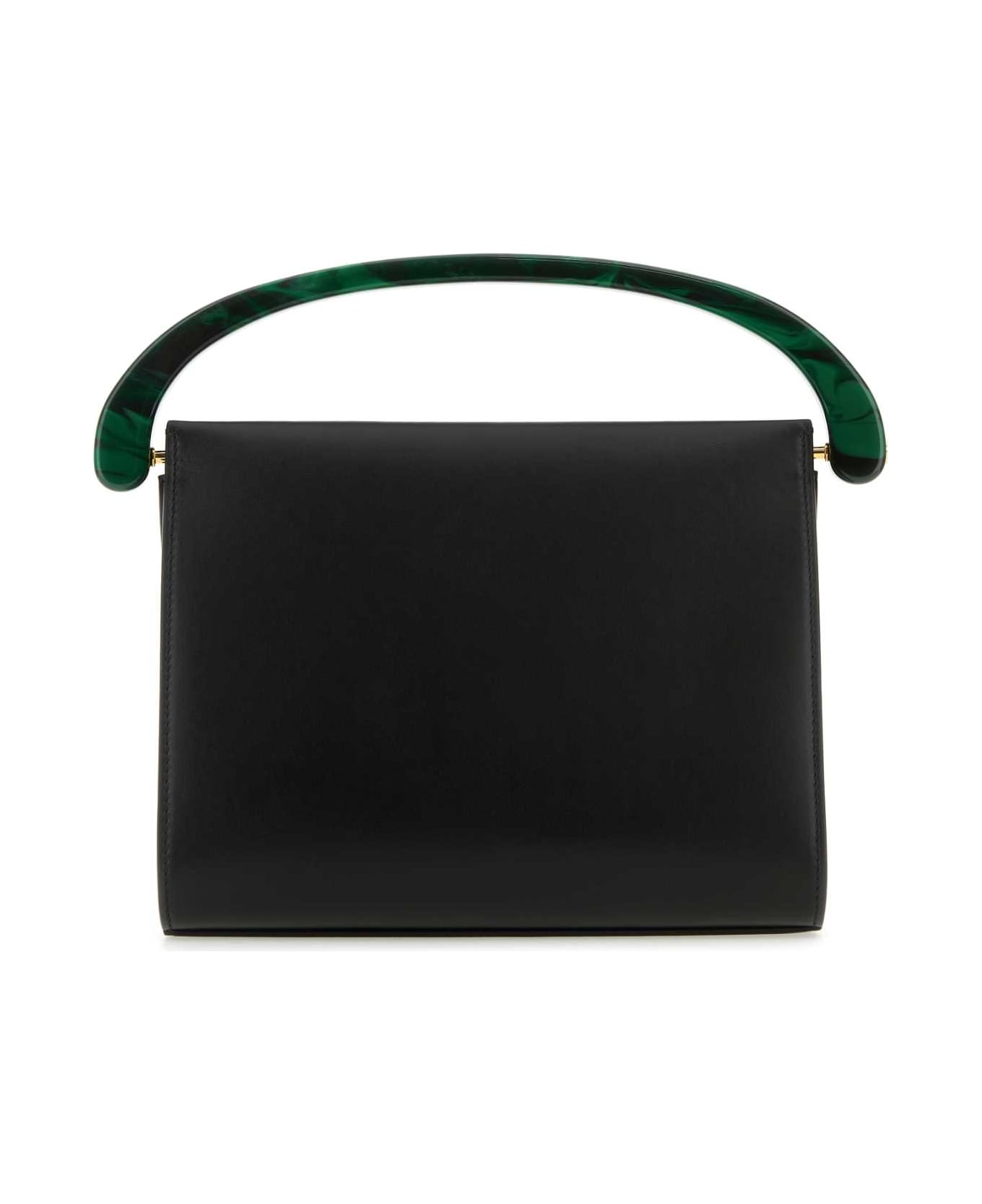 Dries Van Noten Black Leather Handbag - BLACK