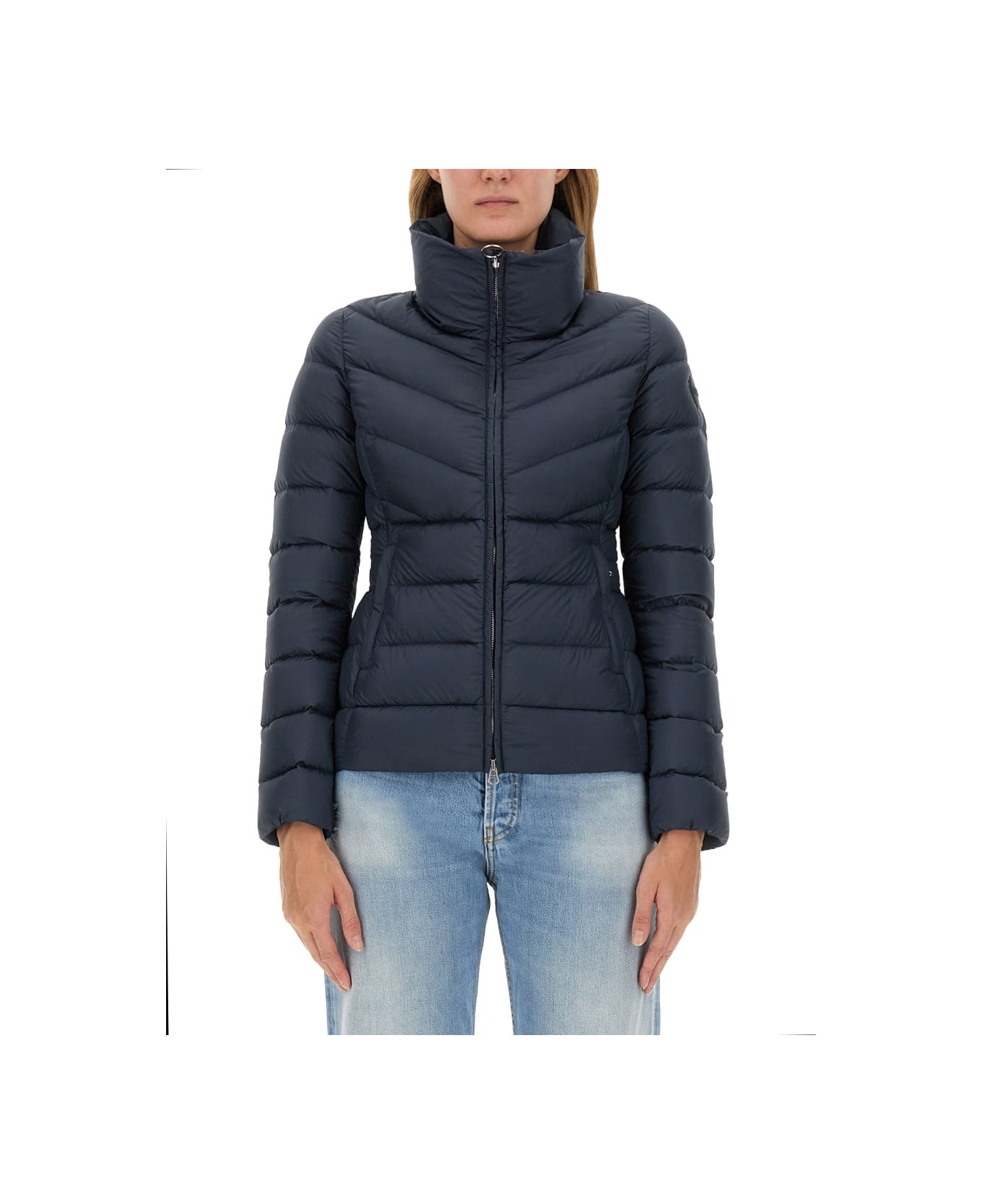 Colmar Down Jacket With Logo - BLUE