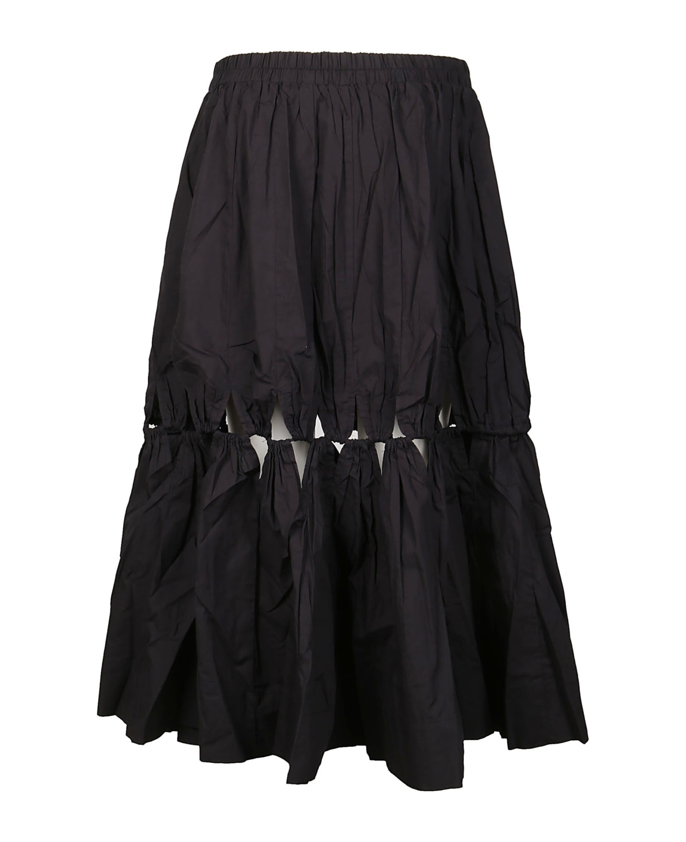 Sea New York Steph Cotton Cut Out Skirt - Black